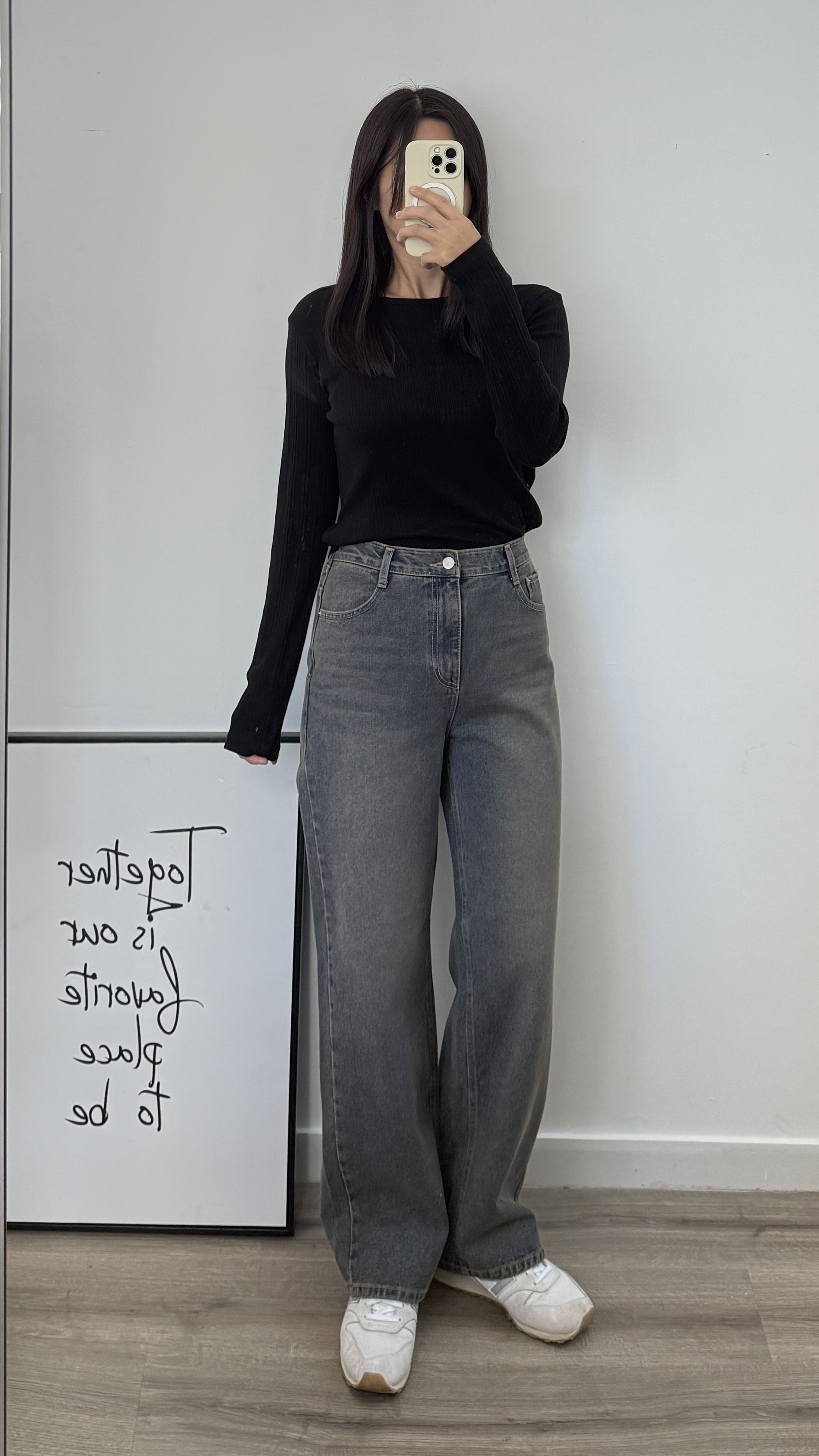 🍂 𝔸𝕦𝕥𝕦𝕞𝕟 ℕ𝔼𝕎  JS1123  舊洗水色調直筒褲