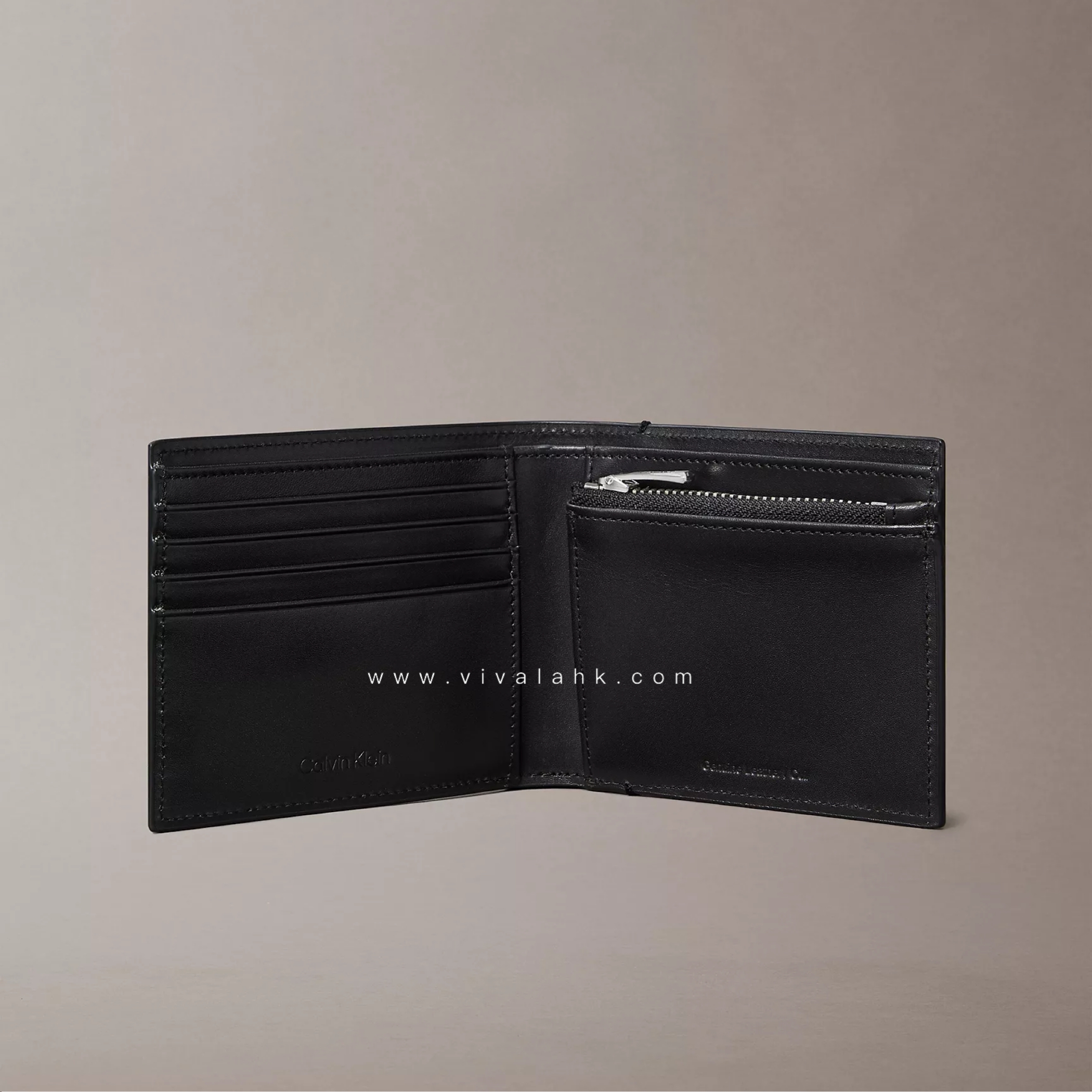 Calvin Klein - 鐵牌Logo 男裝銀包 (拉鍊散子位) (4D1067G)