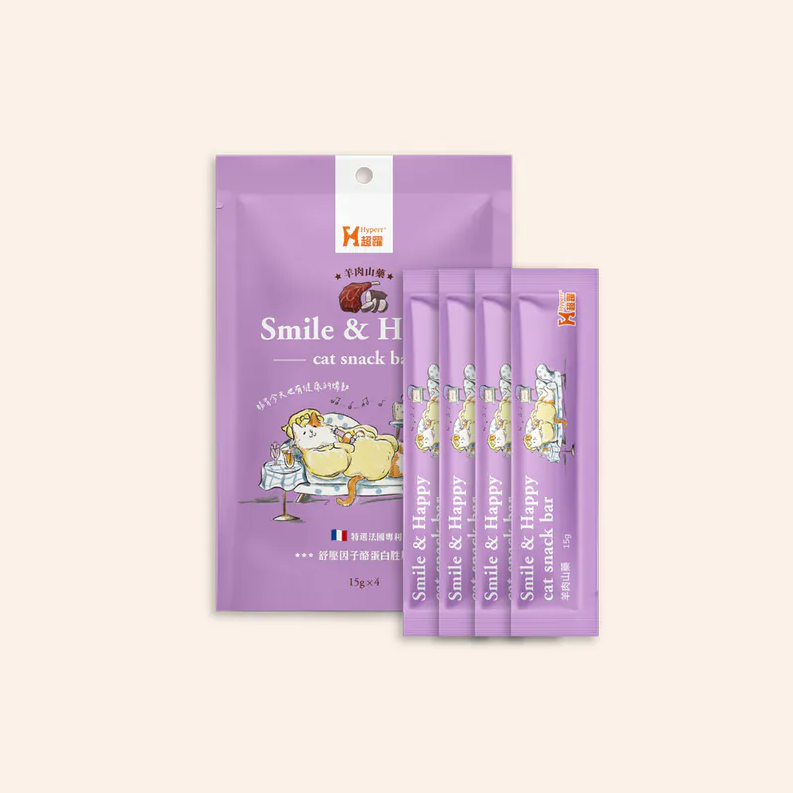 Hyperr超躍 貓咪零食｜羊肉山藥 好心情肉泥條零食