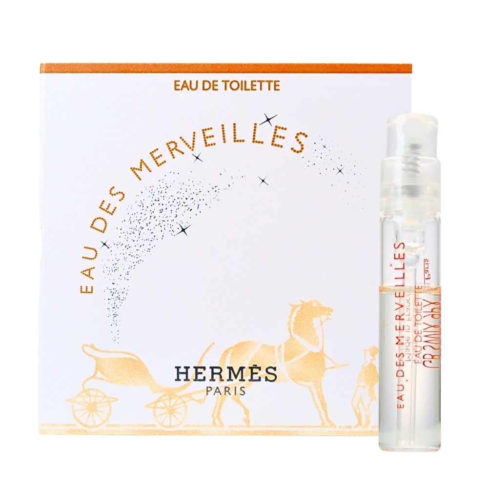 Hermes 愛馬仕Eau des Merveilles 橘采星光女性淡香水EDT 2ml