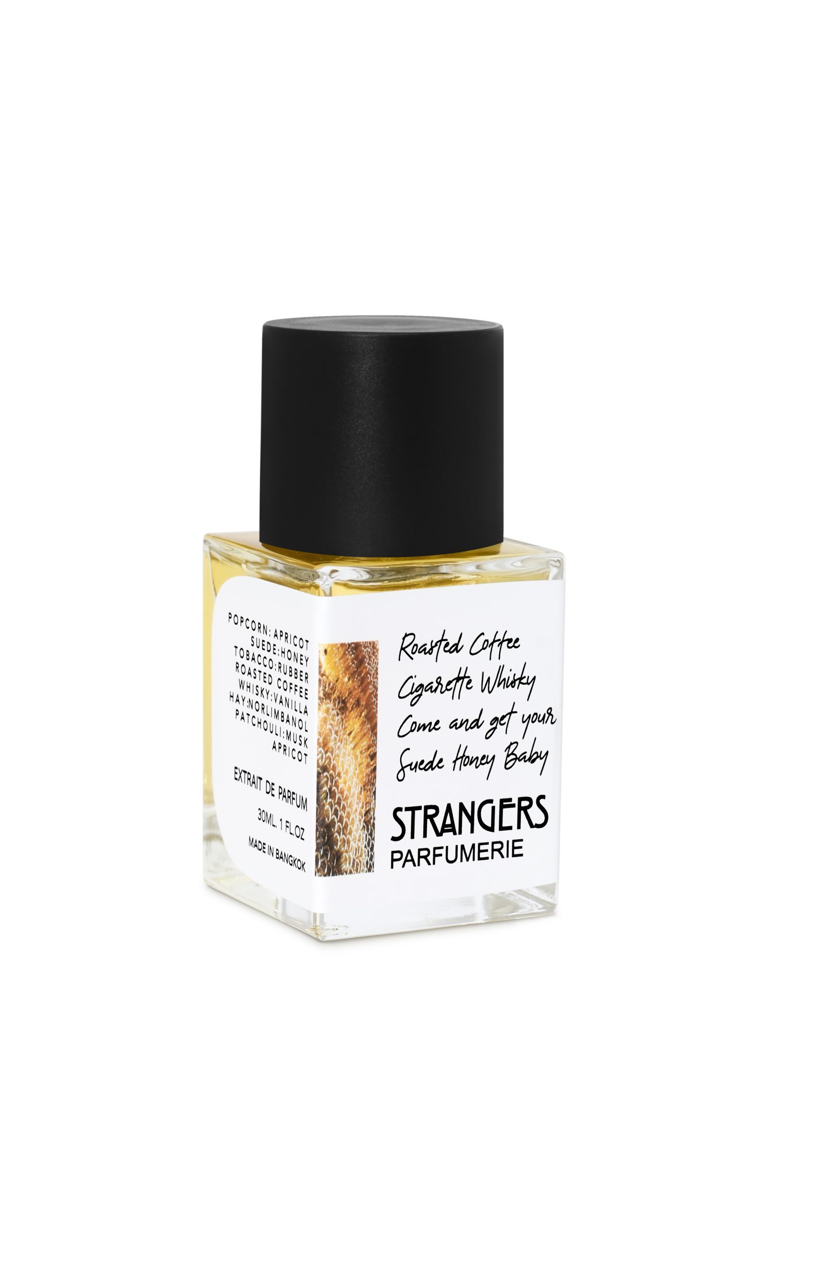 Strangers Parfumerie Roasted Coffee Cigarette Whisky Come And Get Your Suede Honey Baby EXP