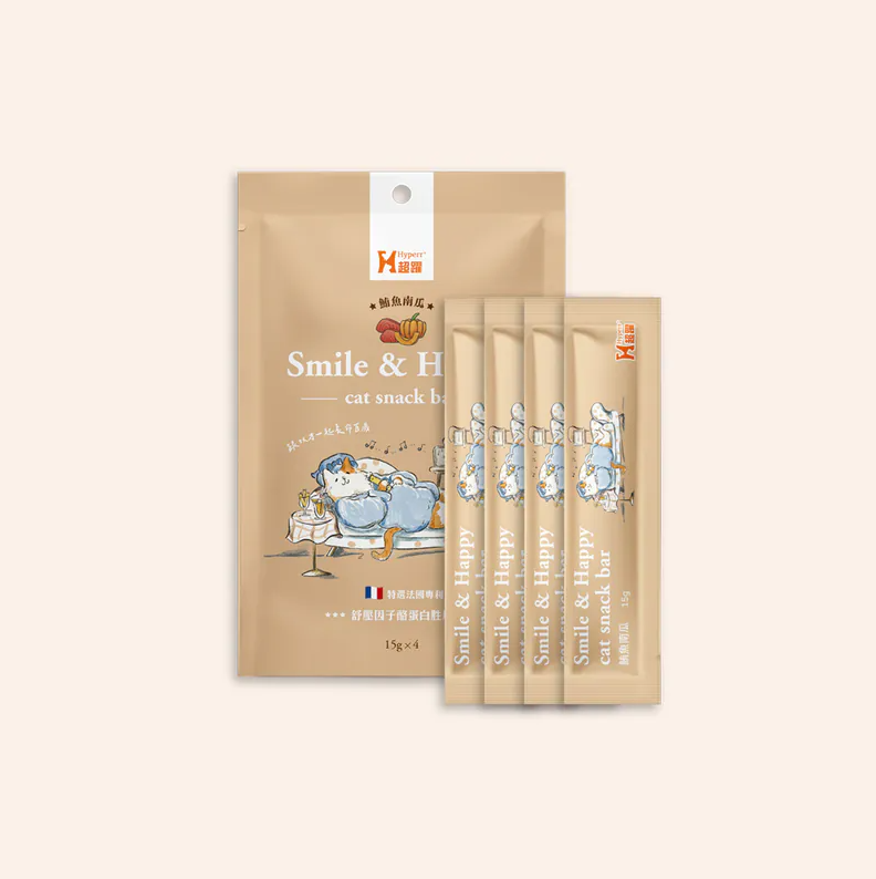 Hyperr超躍 貓咪零食｜鮪魚南瓜 好心情肉泥條零食
