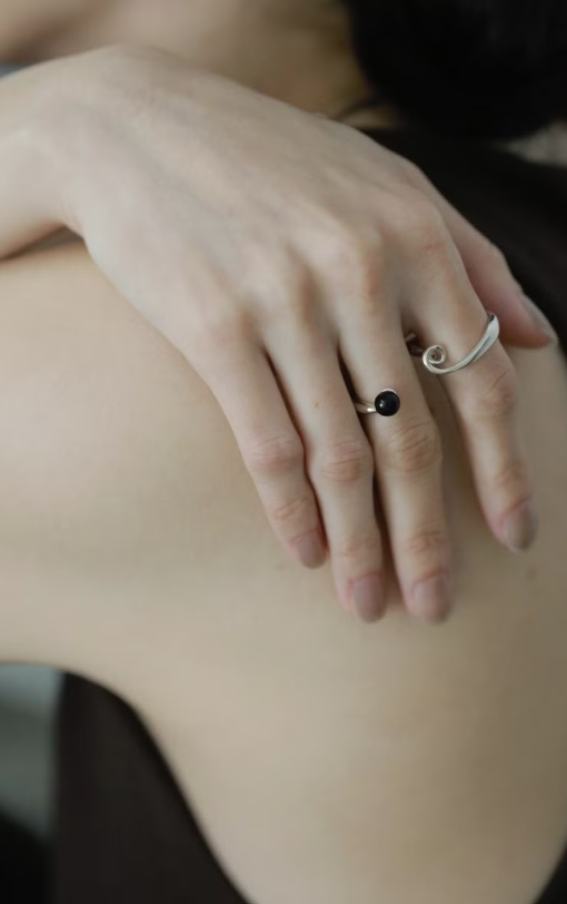 RONG 溶 Recurrent Tide Dual Ring | 洄瀾雙指戒