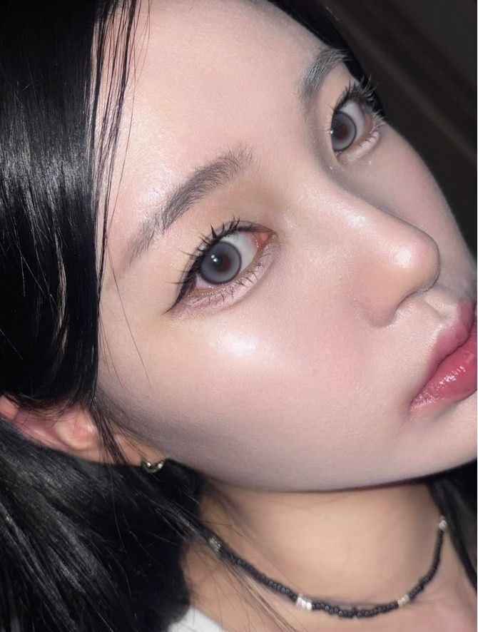 OLENS Muse 1 Month Shine gray ｜月拋彩妝隱形眼鏡｜每盒2片