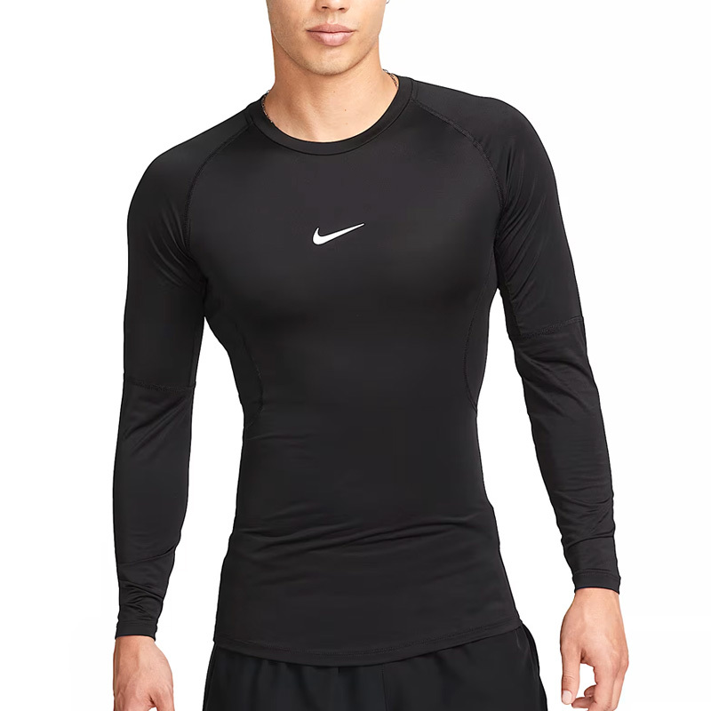 NIKE AS M NP DF TIGHT TOP LS 男子 長袖 貼身 運動上衣 黑 FB7920-010 [台灣現貨]