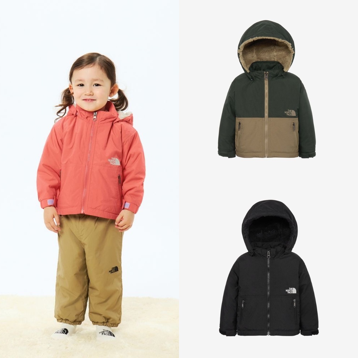 預購┃日本 THE NORTH FACE Compact Nomad Jacket Baby 嬰兒 防潑水 毛毛內裡 外套
