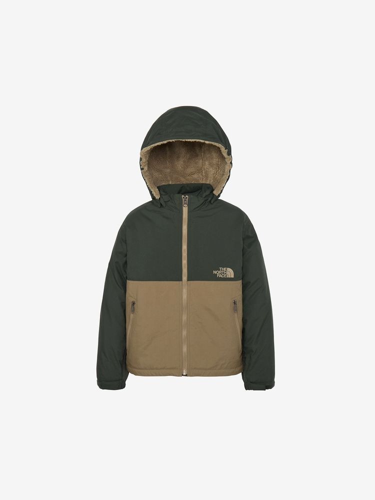 預購┃日本 TNF Compact Nomad Jacket Kids 大童款 防潑水 毛毛內裡 外套