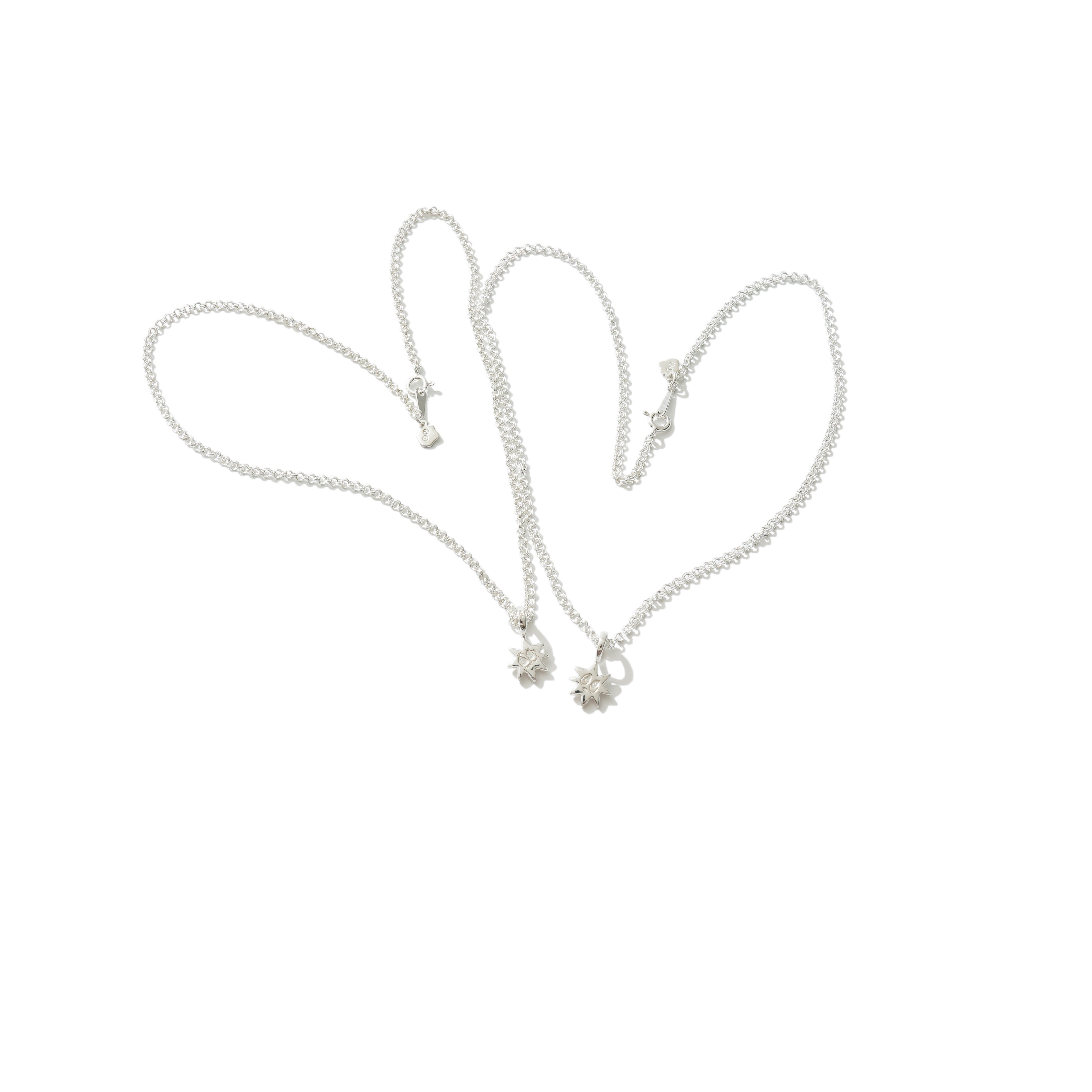 AOI Twinkle Star 925 閃閃雙面星銀項鍊