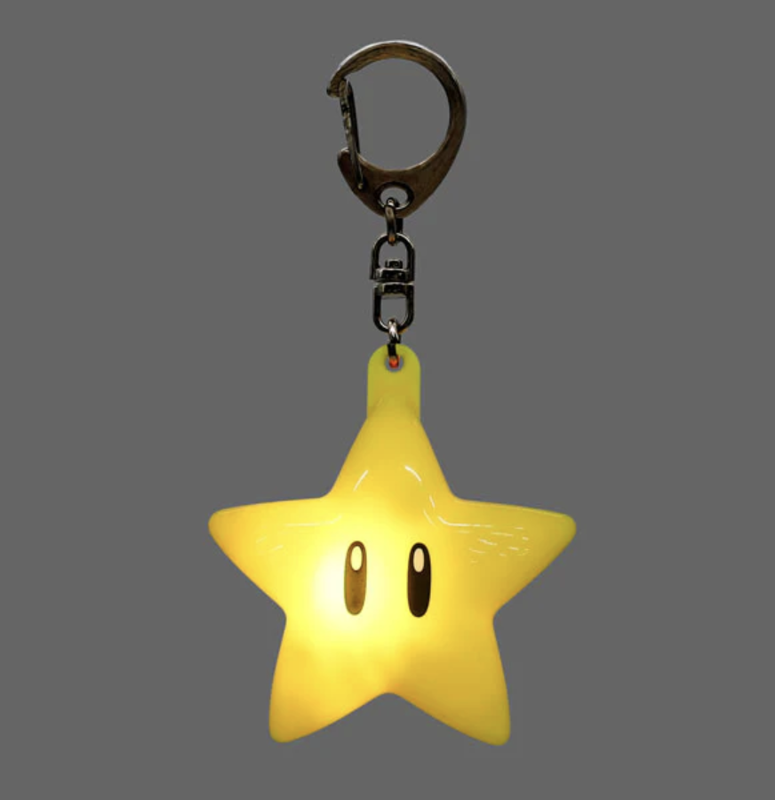 現貨┃日本環球 瑪利歐 任天堂 無敵星星 幽靈 發光 有聲問號方塊 吊飾