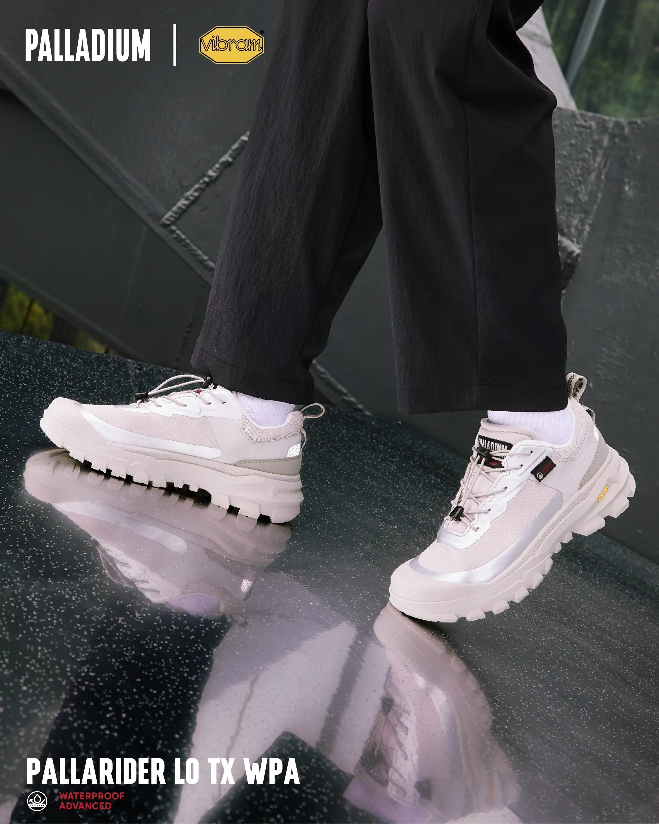 男女鞋 PALLADIUM PALLARIDER LO TX WPA 永夜黑 星銀 星光白 熔金 叢林綠 防水 抗撕裂 快速綁帶 黃金大底 運動 休閒鞋【79538】