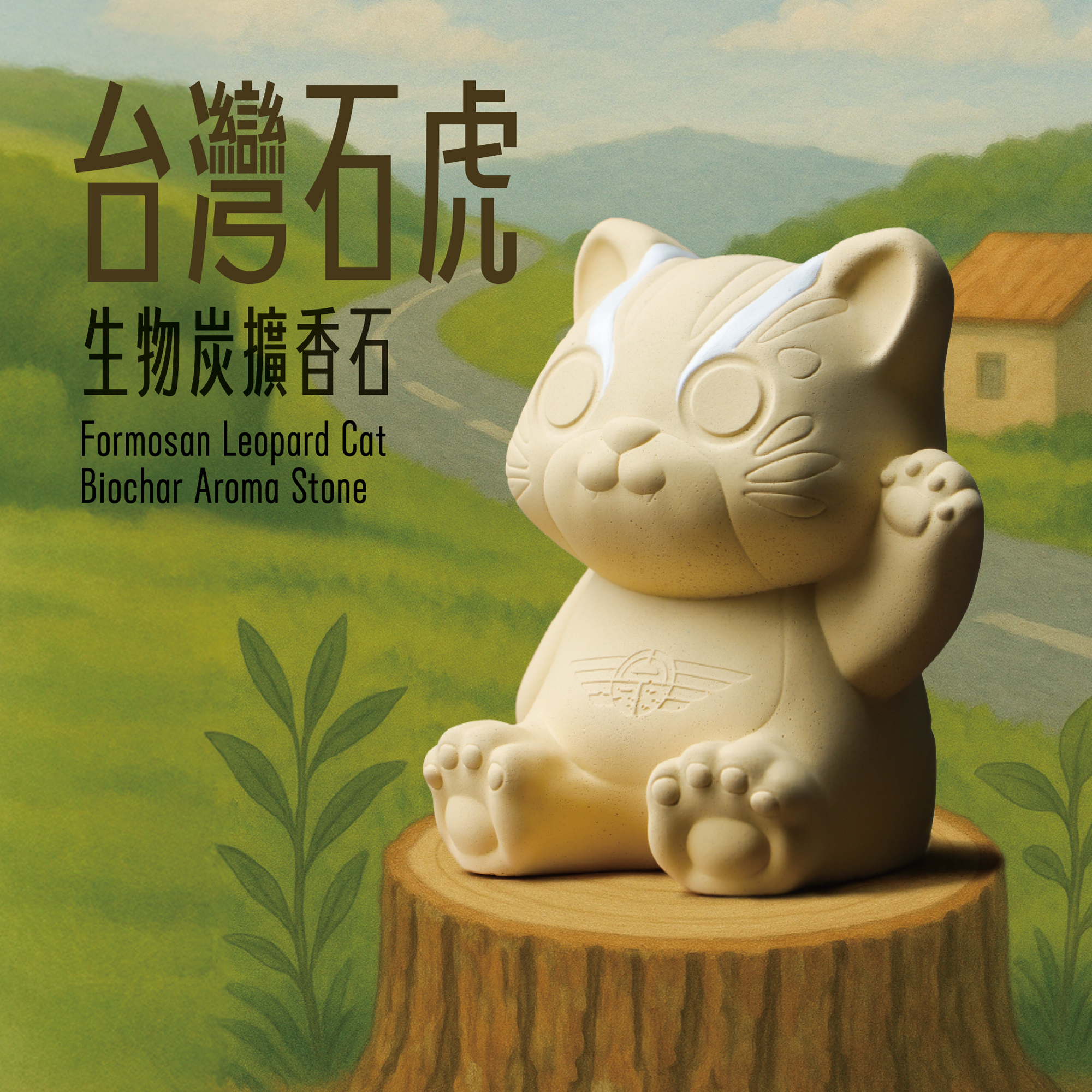 石虎炭擴香石禮盒／林業及自然保育署新竹分署/交通部公路局中區養護工程分局