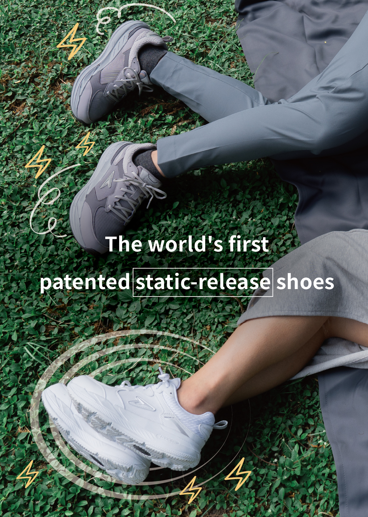 USTINI Wuji Earthing Shoes patented static release shoes