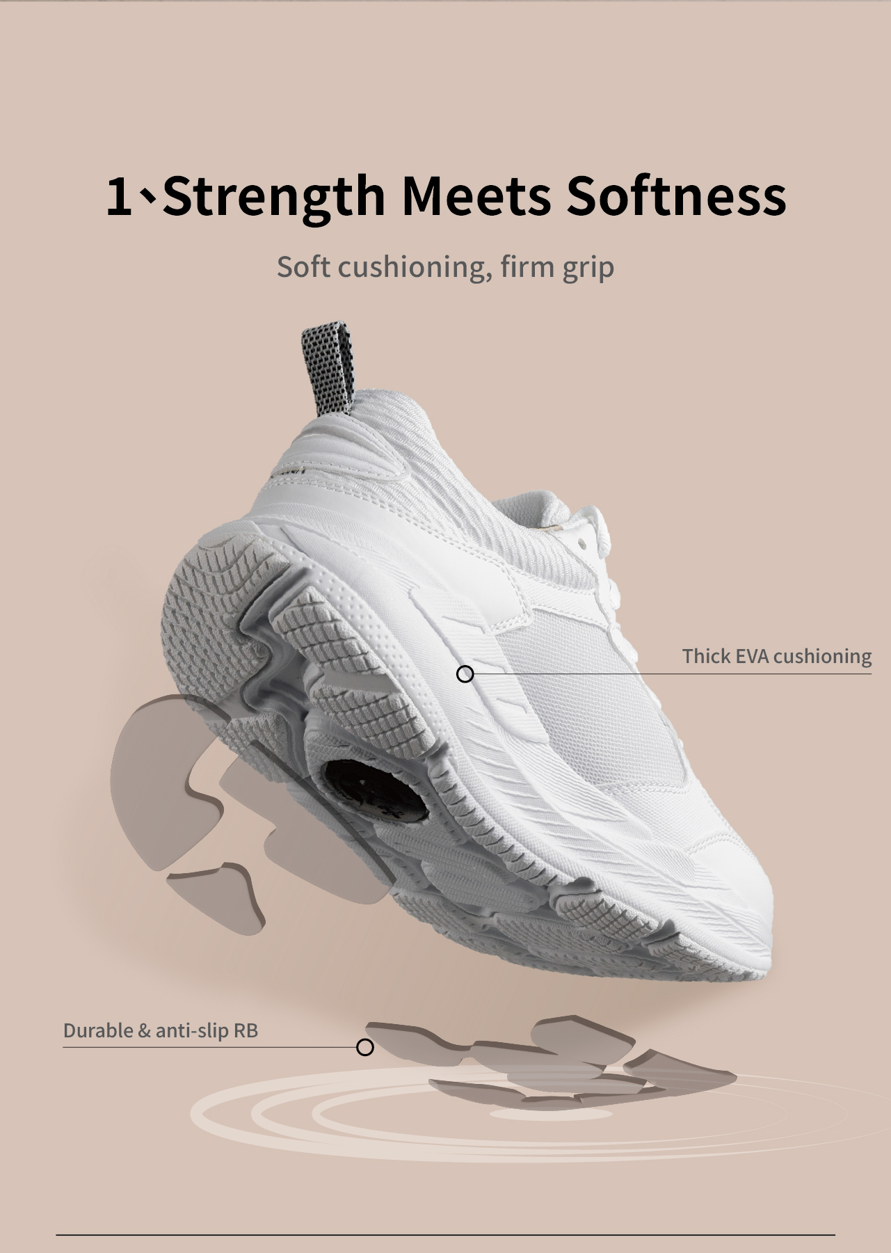 USTINI Wuji Earthing Shoes strength meets softness