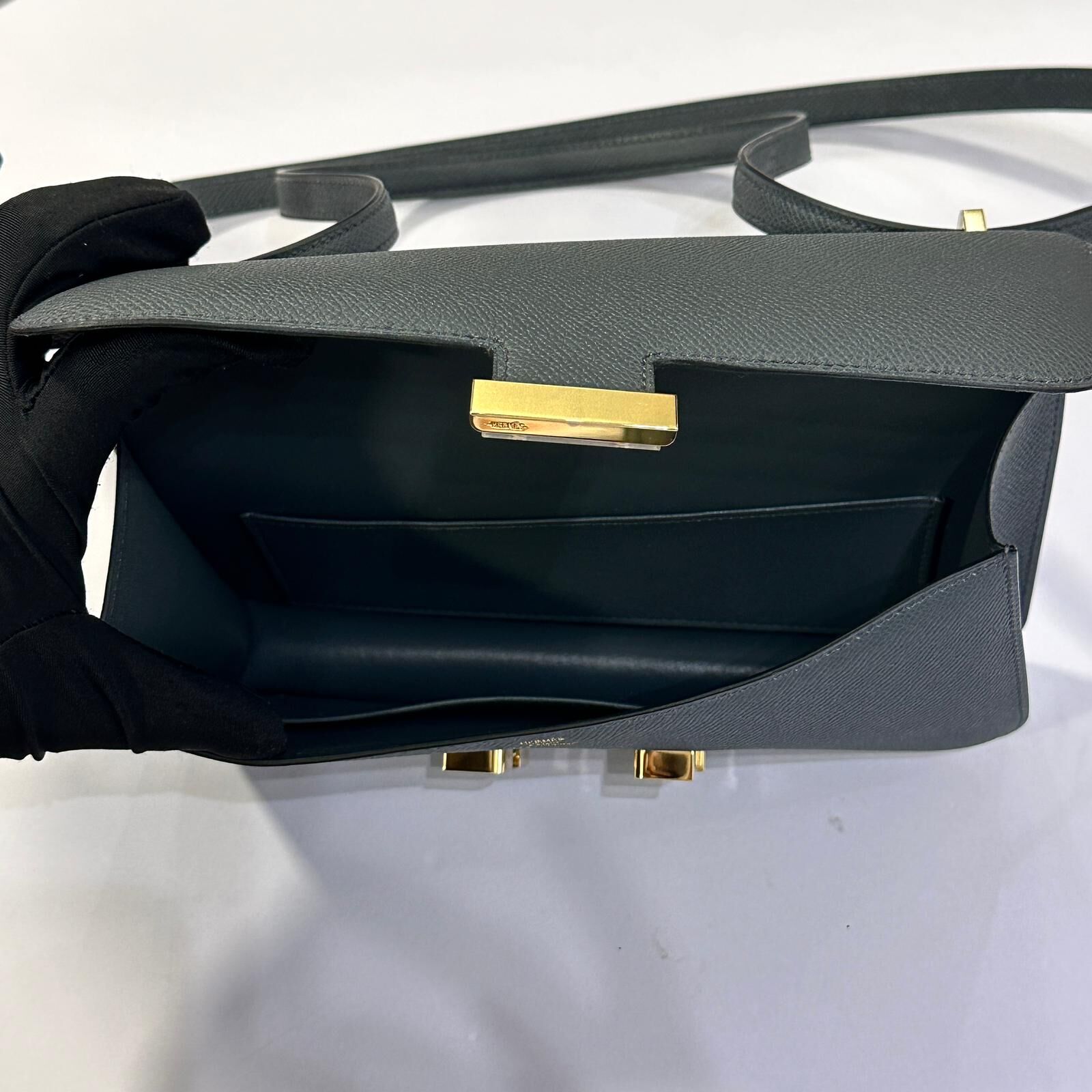 全新HERMES CONSTANCE ELAN K刻霧霾灰金扣EPSOM皮H0 Gris Misty GHW #兩年免費保養 #BRAND NEW #香榭站正品