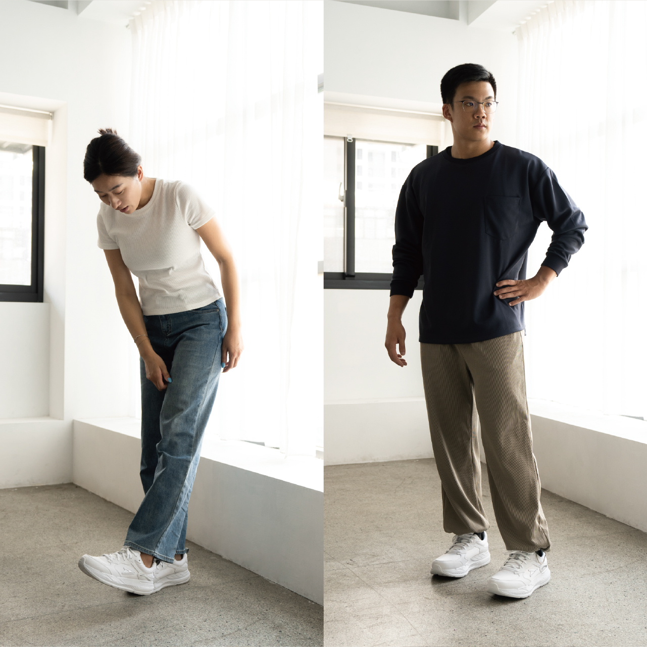 USTINI Wuji Earthing Shoes white Wuji demonstration