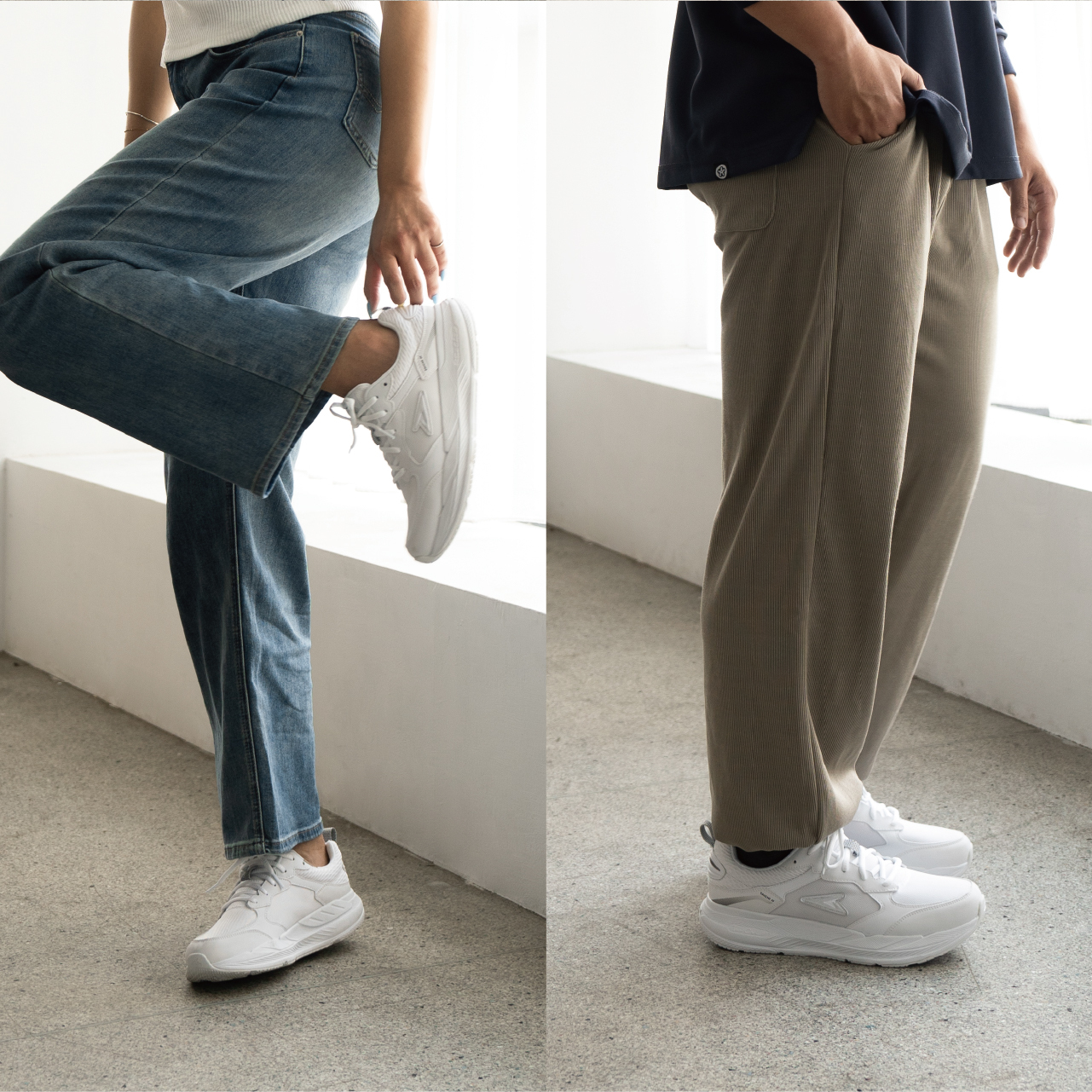 USTINI Wuji Earthing Shoes white Wuji demonstration