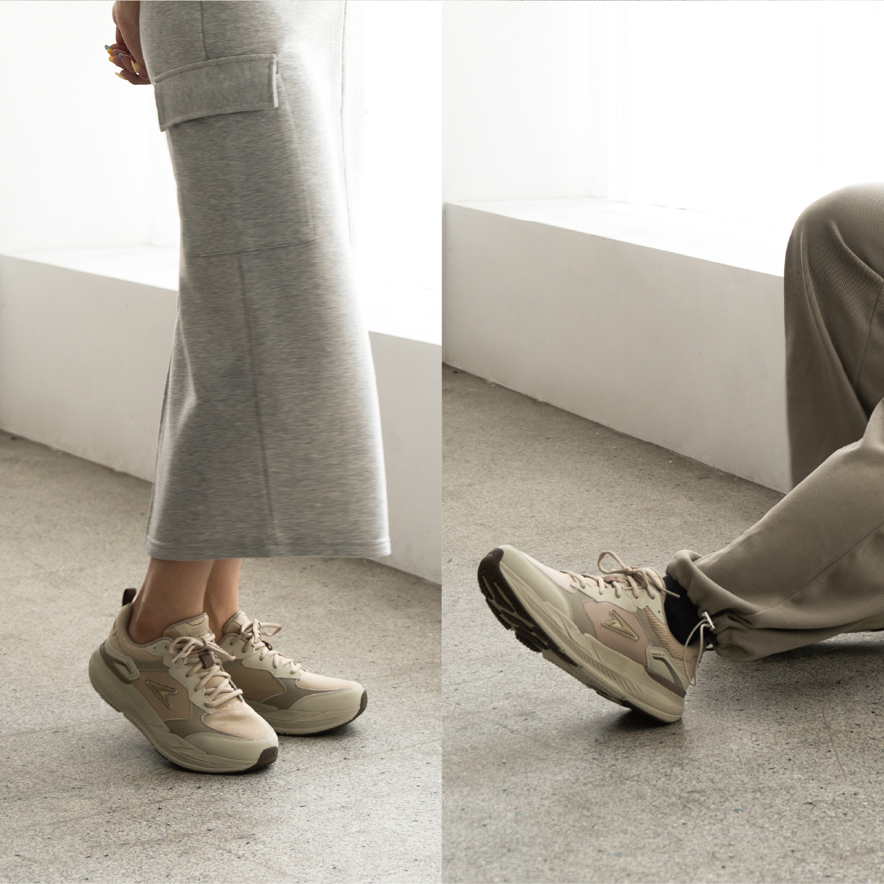 USTINI Wuji Earthing Shoes khaki Wuji demonstration