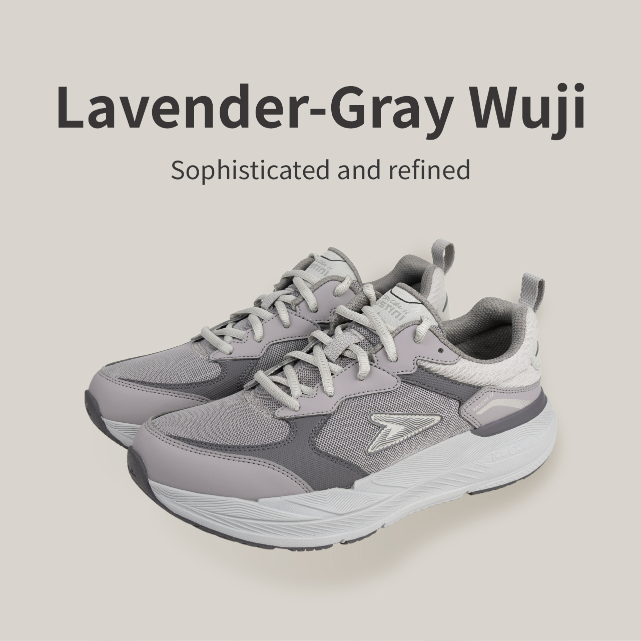 USTINI Wuji Earthing Shoes lavender-gray Wuji