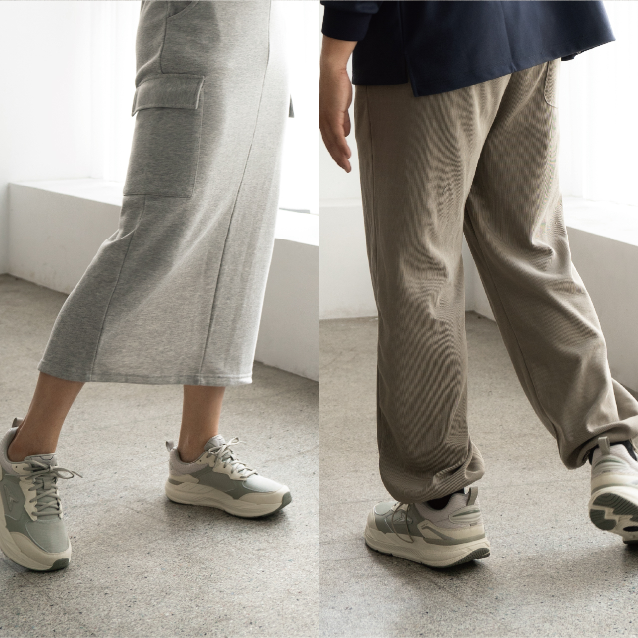 USTINI Wuji Earthing Shoes sage-green Wuji demonstration