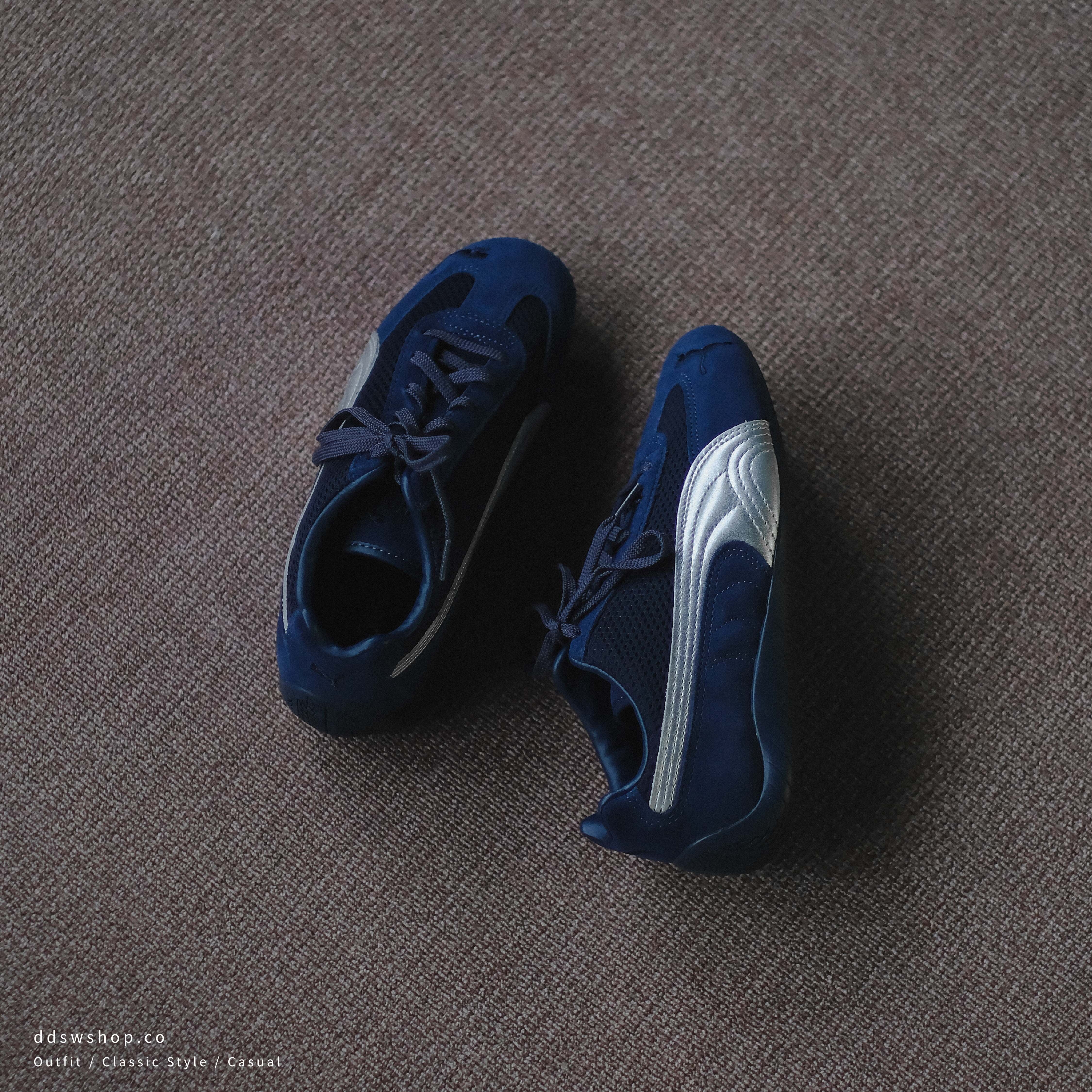 "代購" PUMA SPEEDCAT PREMIUM 賽車鞋 藏藍銀 麂皮 男鞋 403902-05