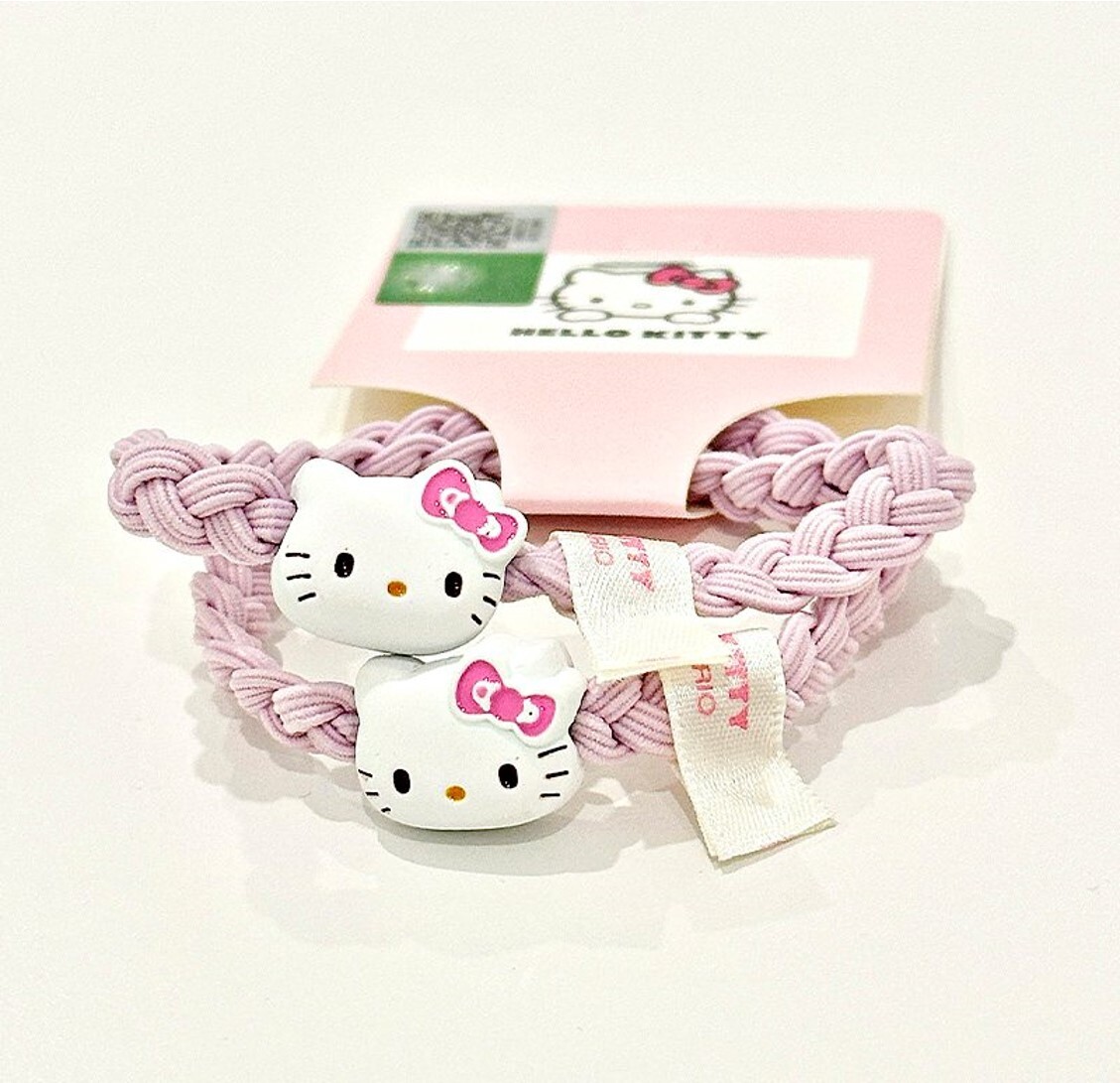 Hello Kitty Sanrio |2P3D合金多用手繩 髮圈