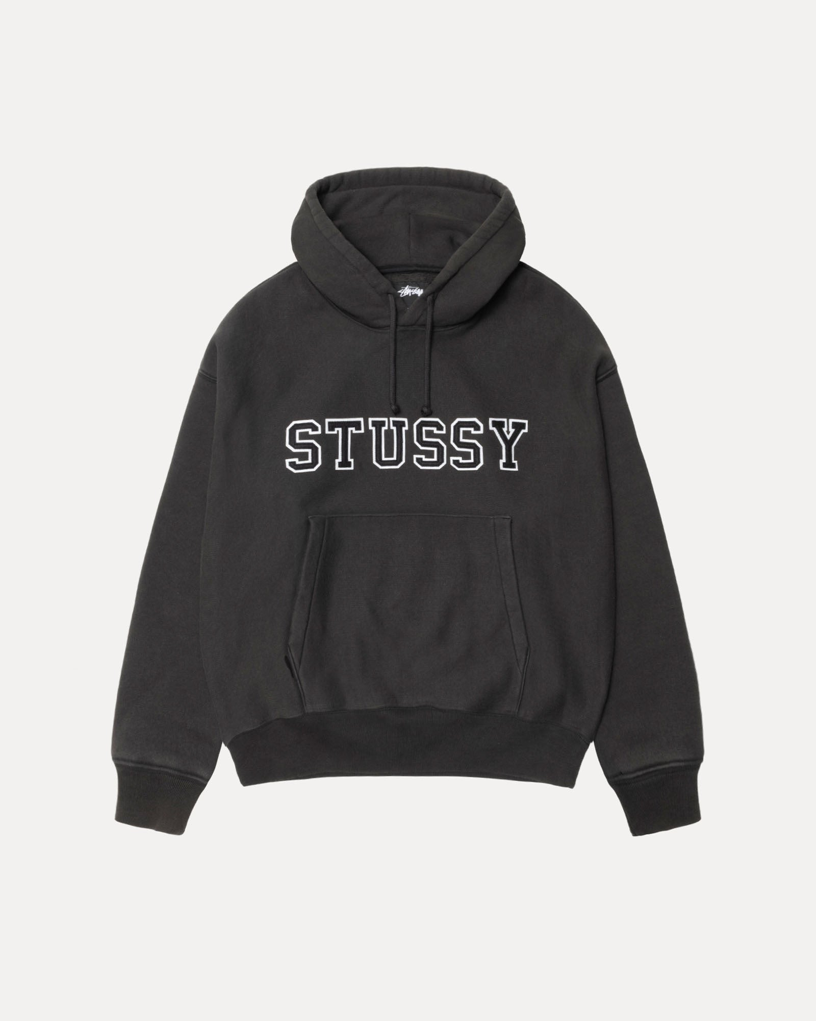 2025AW STUSSY FELT APPLIQUE HOODIE 字體 LOGO 帽T 現貨 118591