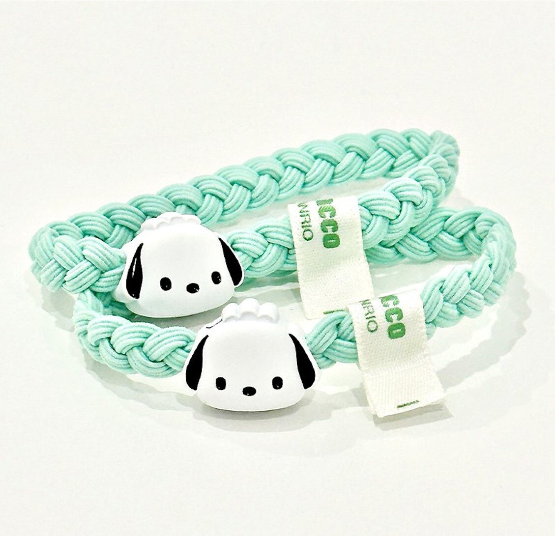 PC狗 Sanrio |2P3D合金多用手繩 髮圈