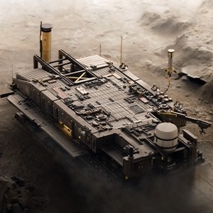 26年6月 1/2500 明日方舟 星環重工 羅德島號 合金 完成品