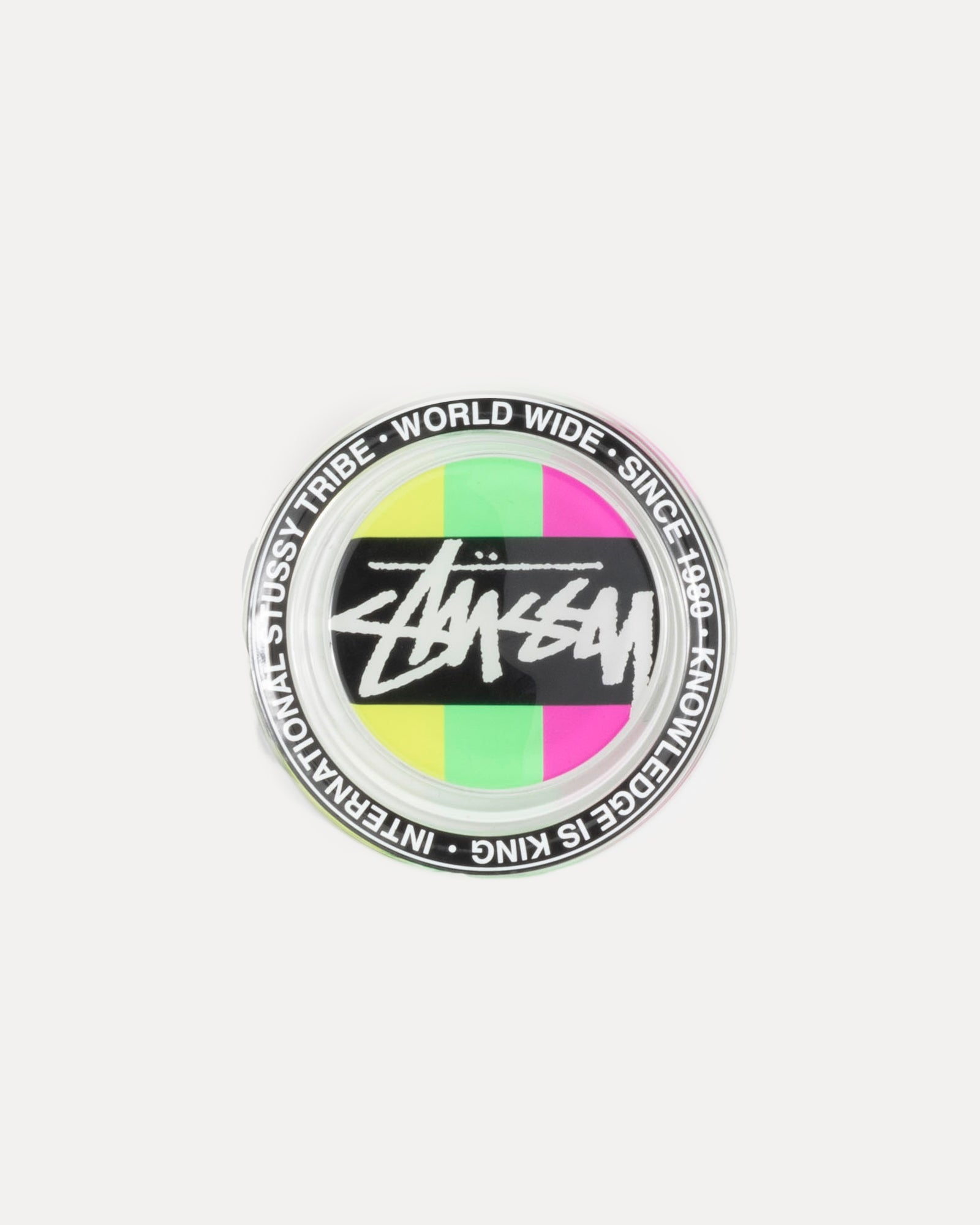 2025AW STUSSY PAINTED GLASS ASHTRAY 彩虹 LOGO 菸灰缸 現貨 138969