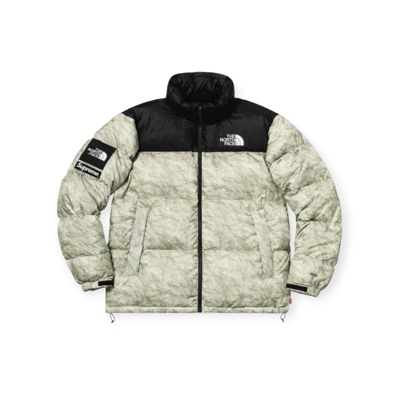 Supreme The North Face Paper Print Nuptse Jacket FULL SIZE