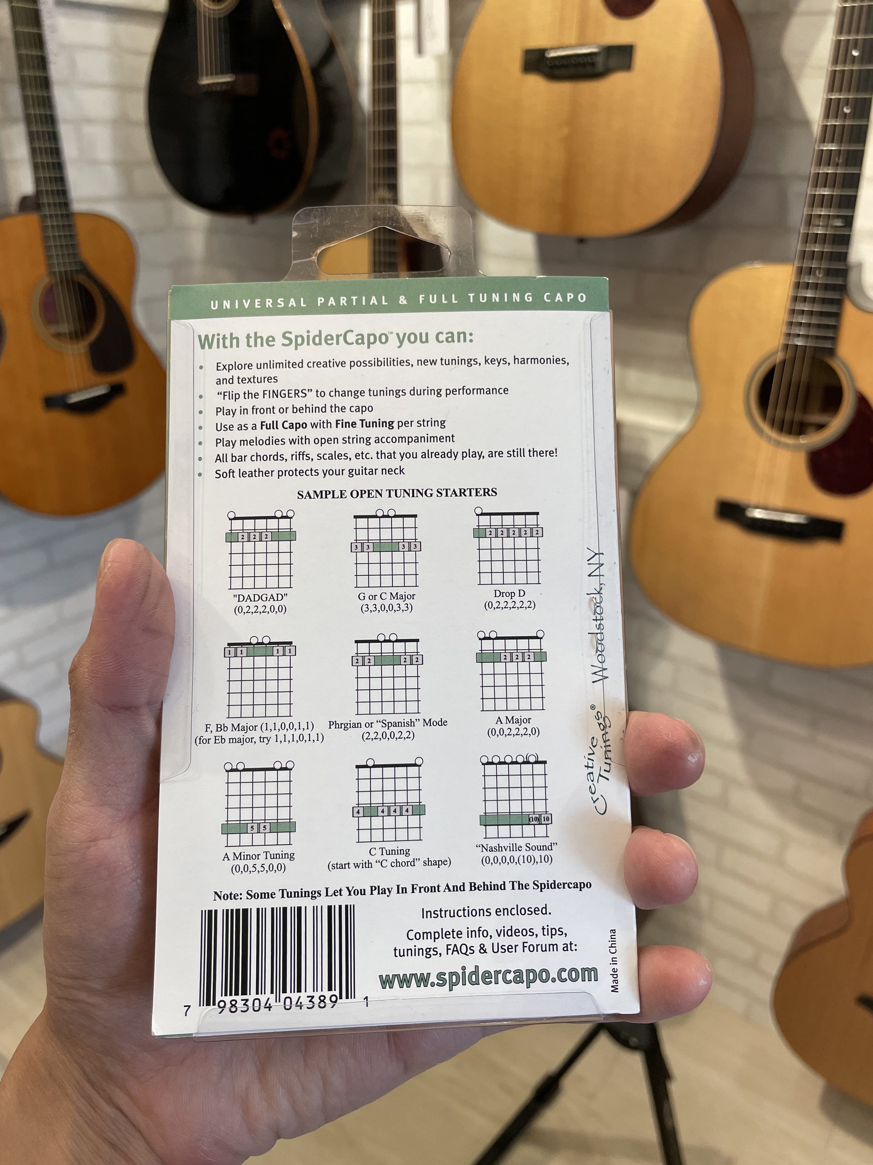Spider Capo 蜘蛛移調夾 特殊移調夾 可單獨移調 指彈家必備 特殊capo 第 3 張圖片｜三峽吉他 / Bass