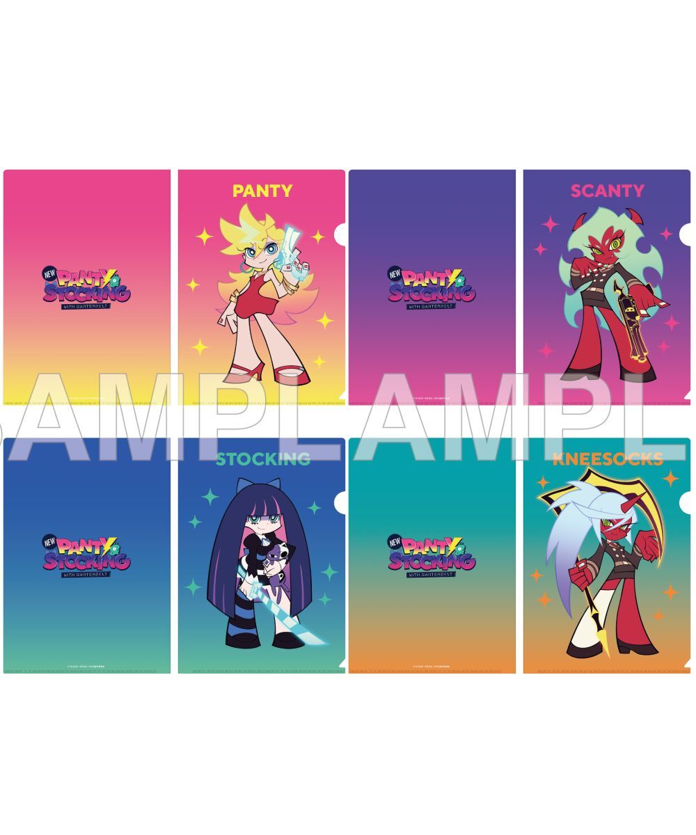 預購-《新吊帶襪天使 New PANTY ＆ STOCKING with GARTERBELT》 A4 File夾套組 No.2 系列 【日本進口精品】