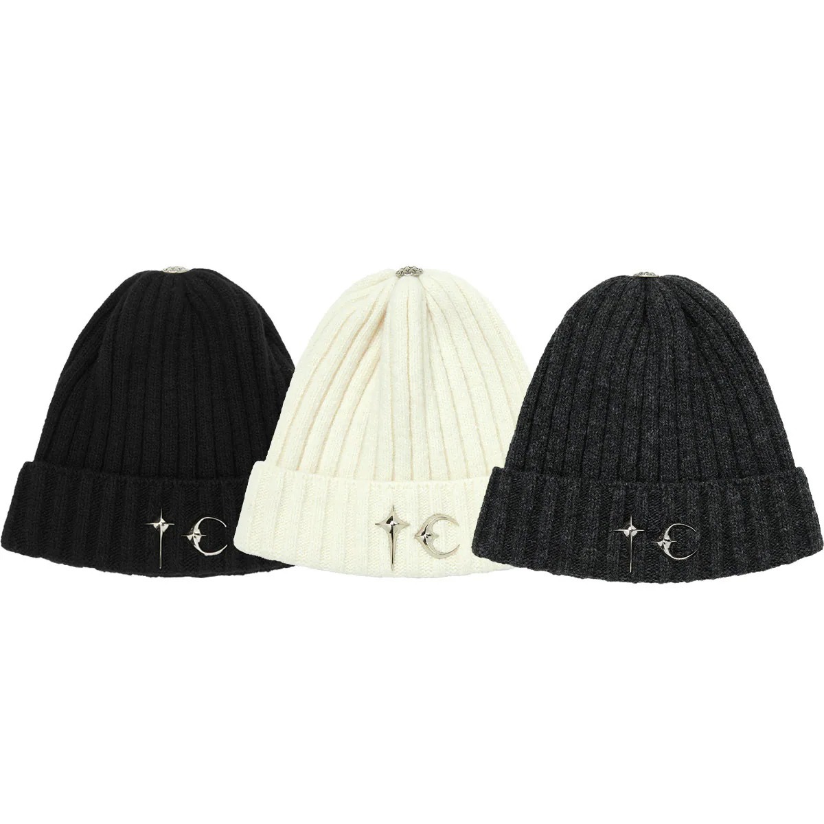 Thug Club｜Basic Product –TC Basic Beanie (Black / White / Charcoal)