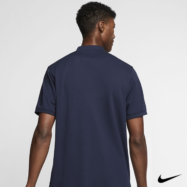 NIKE Polo 中性 經典幸運符號短袖Polo衫 藍/綠 CI9783-451