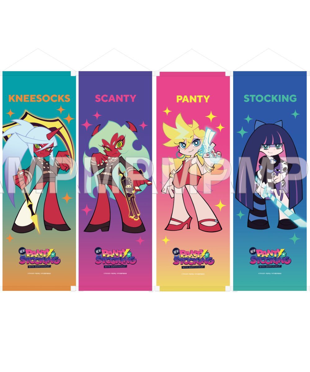 預購-《新吊帶襪天使 New PANTY ＆ STOCKING with GARTERBELT》 B2半裁掛軸 系列 【日本進口精品】