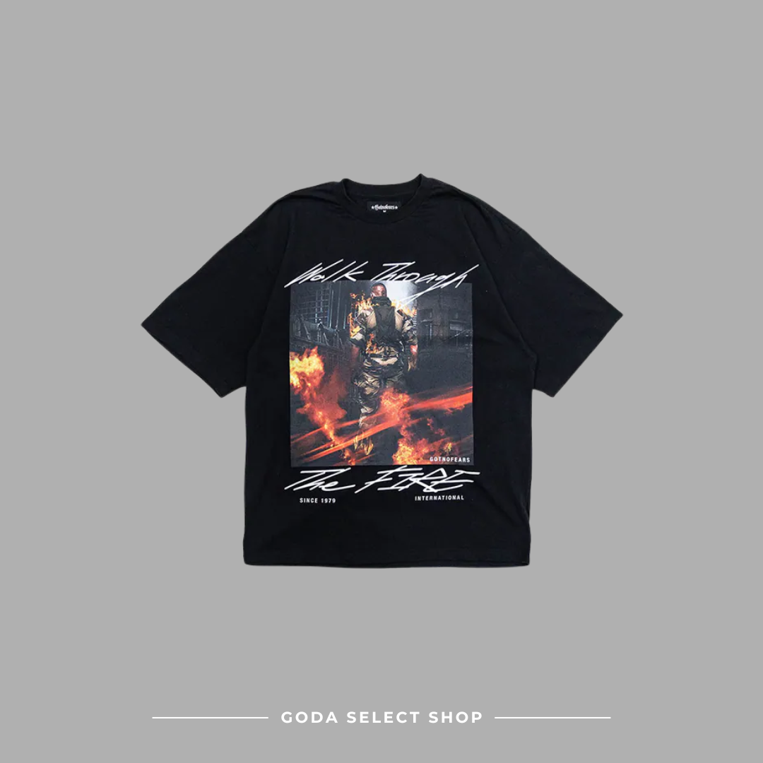 Gotnofears WALK THROUGH THE FIRE OVERSIZED TEE 浴火重生 寬版短袖上衣 11033843
