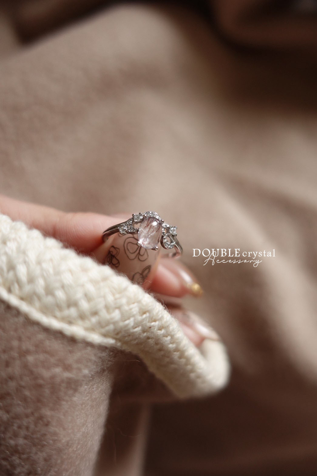 萬能守護超七華麗弧形戒指．單品孤品