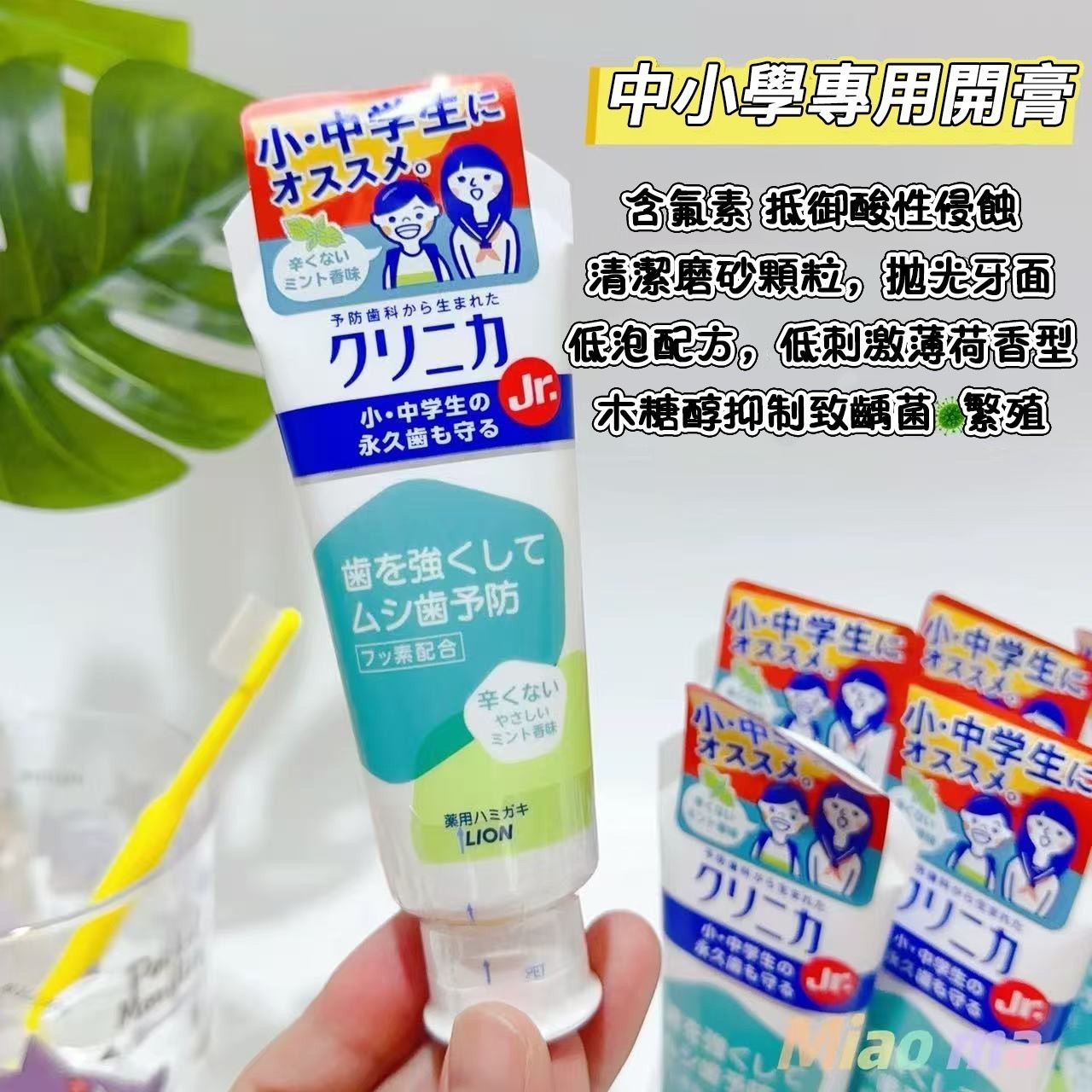 日版 LION 獅王 中小學生牙膏 60G  溫和薄荷 ⏰預購商品-12月底左右到⏰