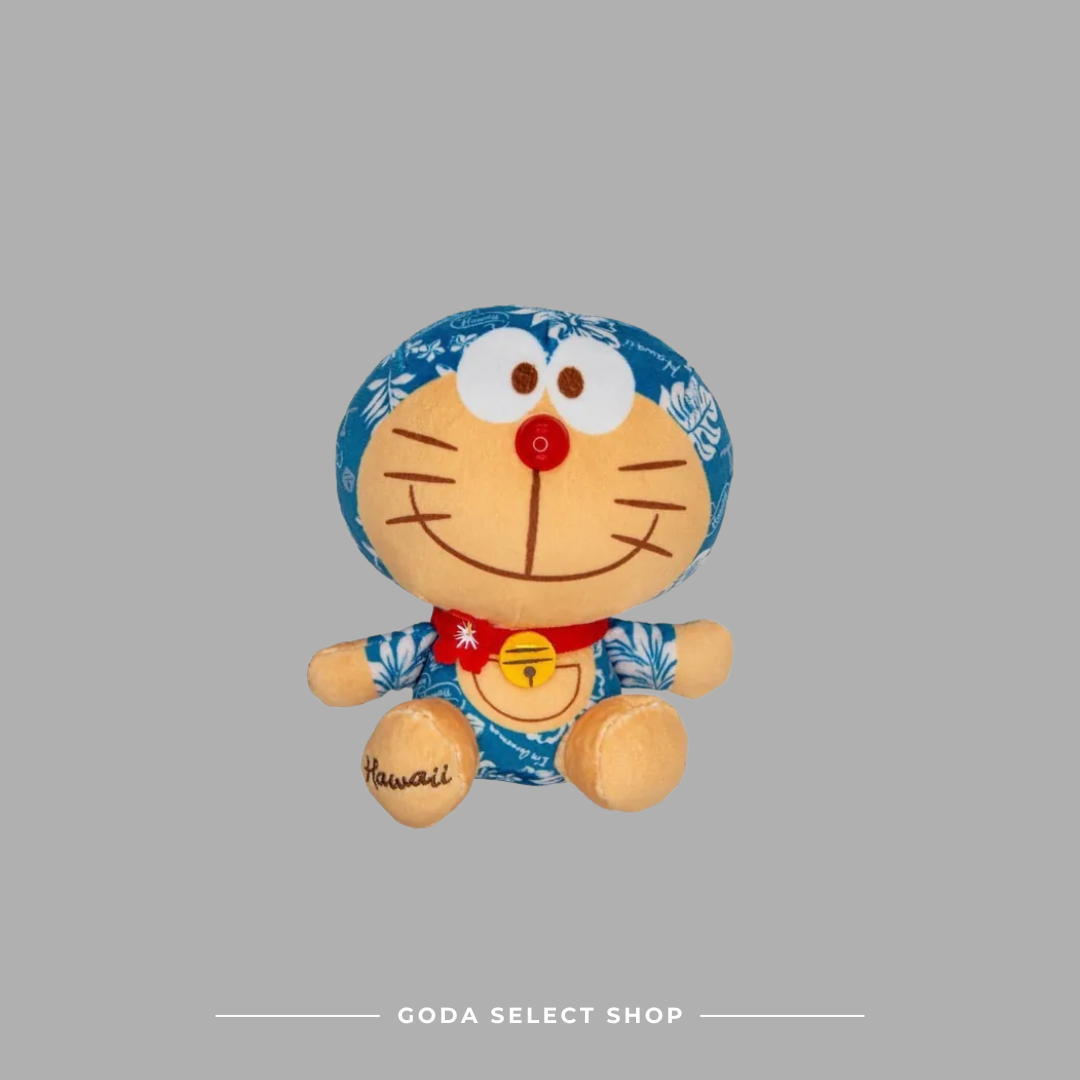 Doraemon® Plush 6": Pattern 哆啦A夢 6英吋 熱帶圖案