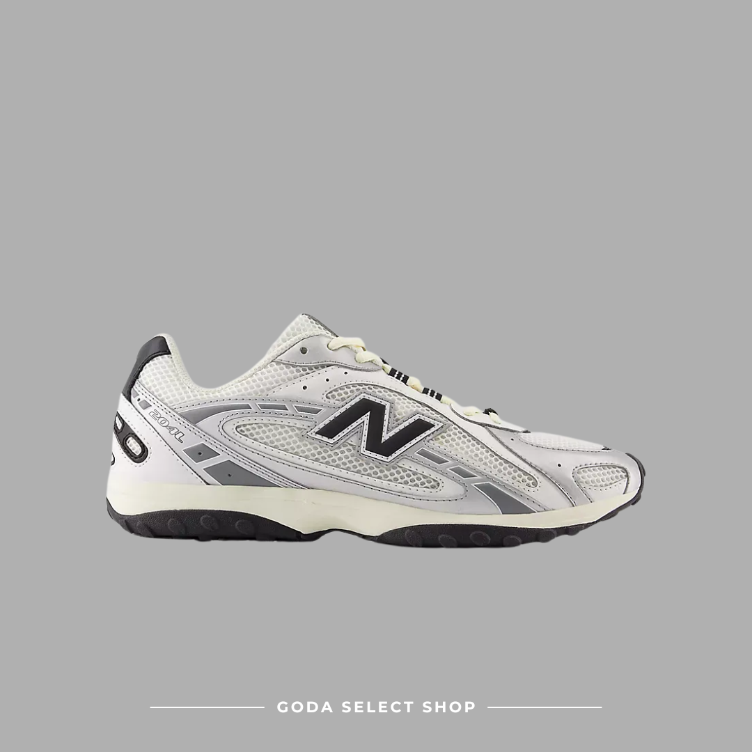 《張員瑛新色同款》New Balance 204L 金屬銀 黑色 復古鞋 U204LSWD