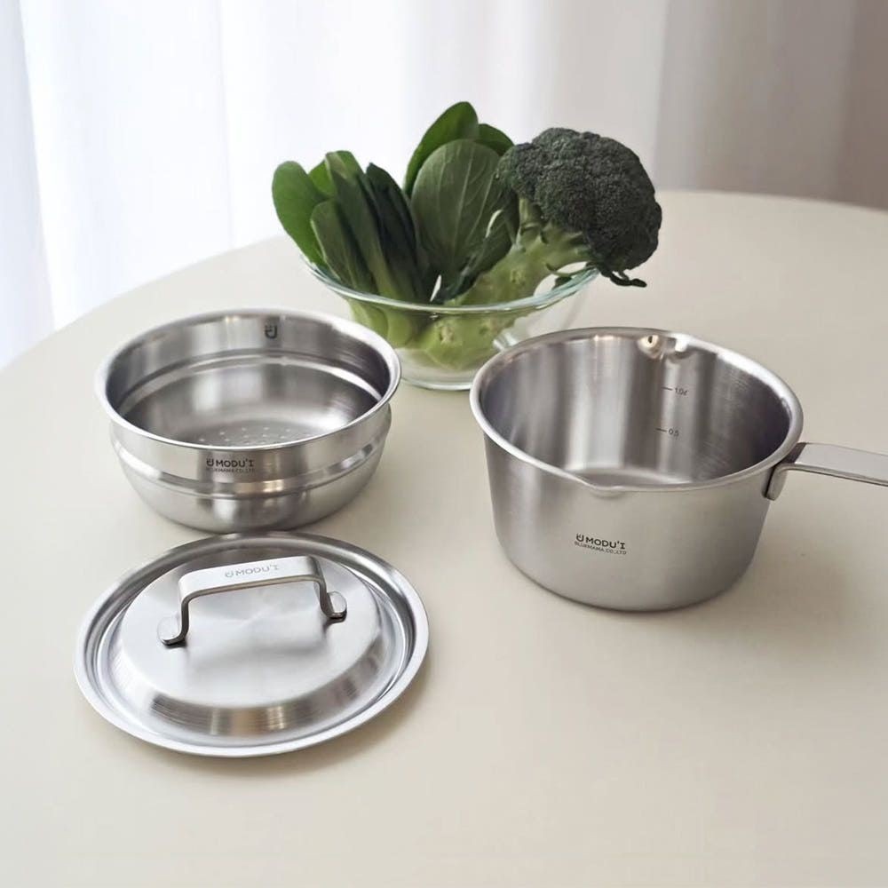 MODU'I SUS316 不鏽鋼雙層蒸鍋