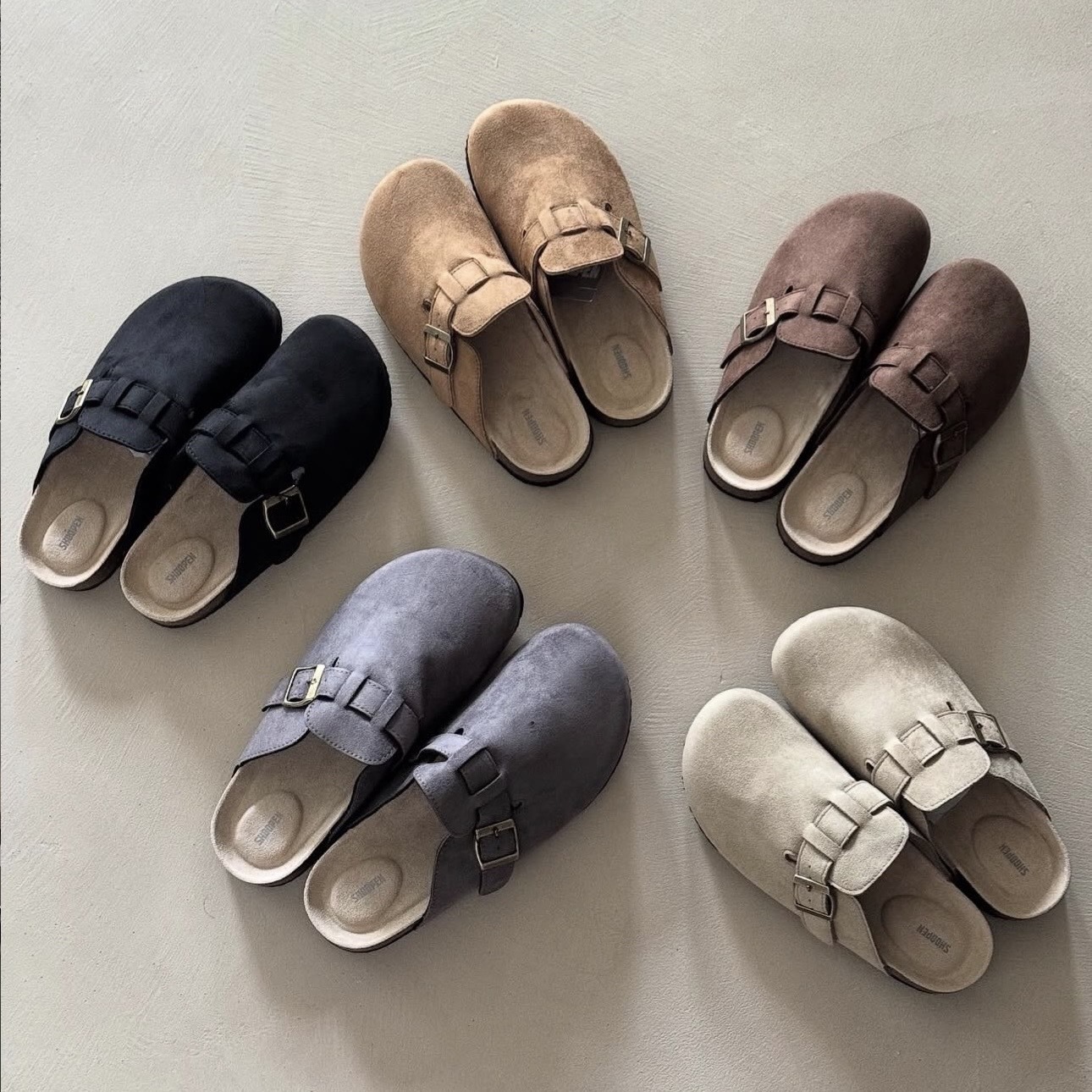 SHOOPEN SUEDE CLOG 麂皮 勃肯鞋 穆勒鞋 拖鞋