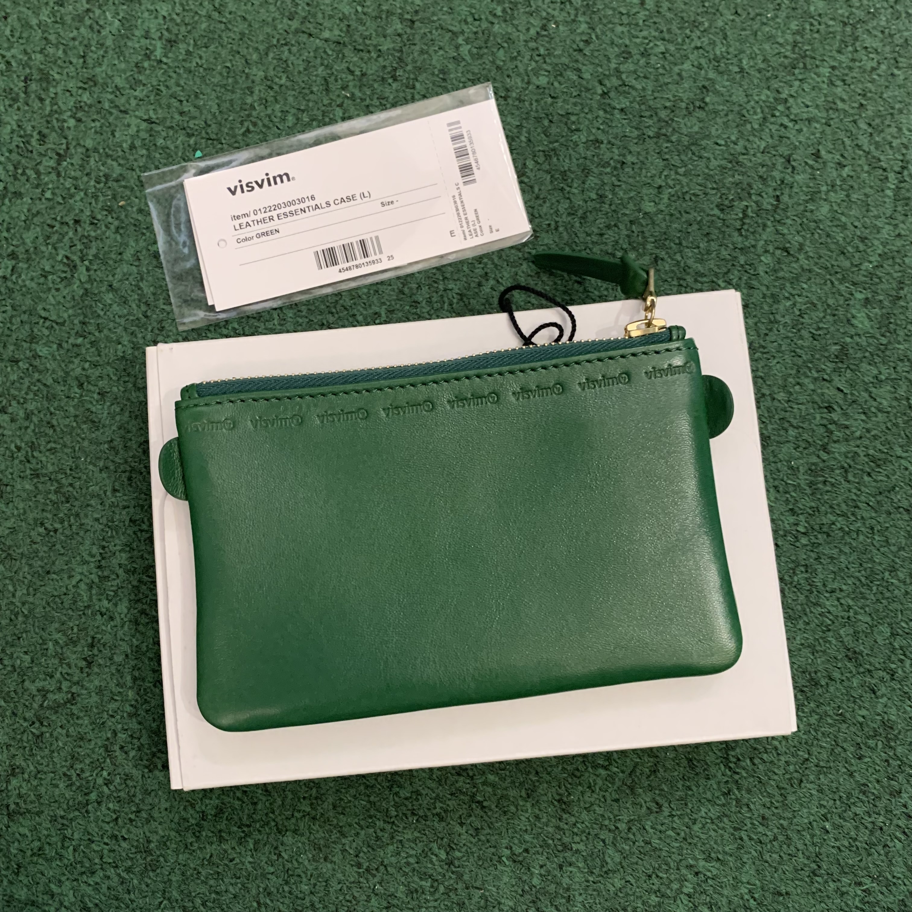 10/1 ARRIVAL: VISVIM LEATHER ESSENTIALS CASE (L) - GREEN IN STOCK NOW (現貨發售中)