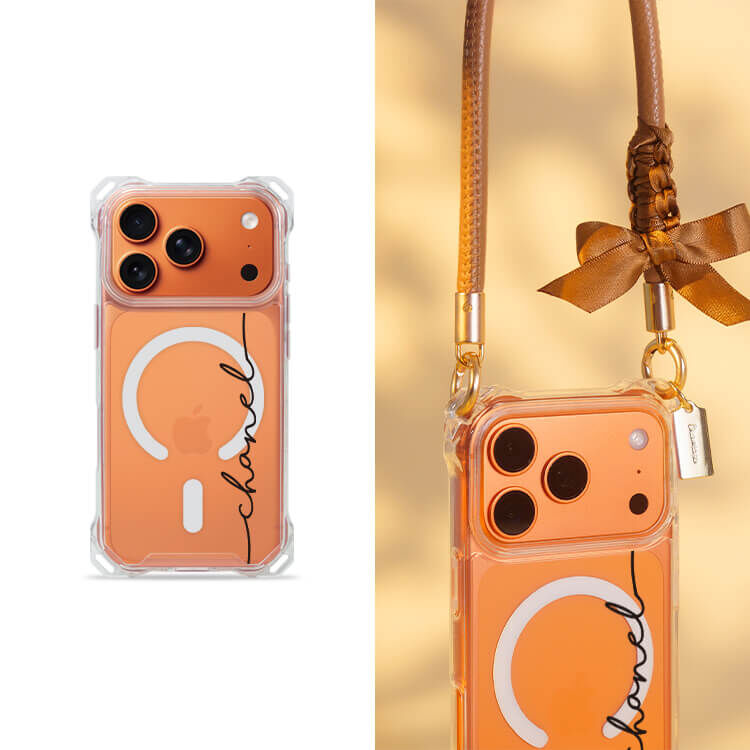 珍藏小香 四角好掛殼 - 透明防摔掛繩殼 (MagSafe磁吸) iPhone手機殼