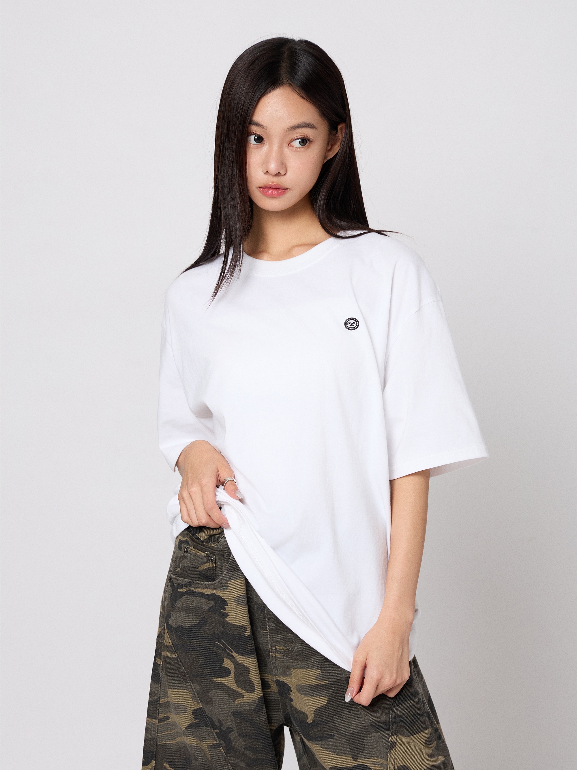 小樹懶刺繡短T(5色)