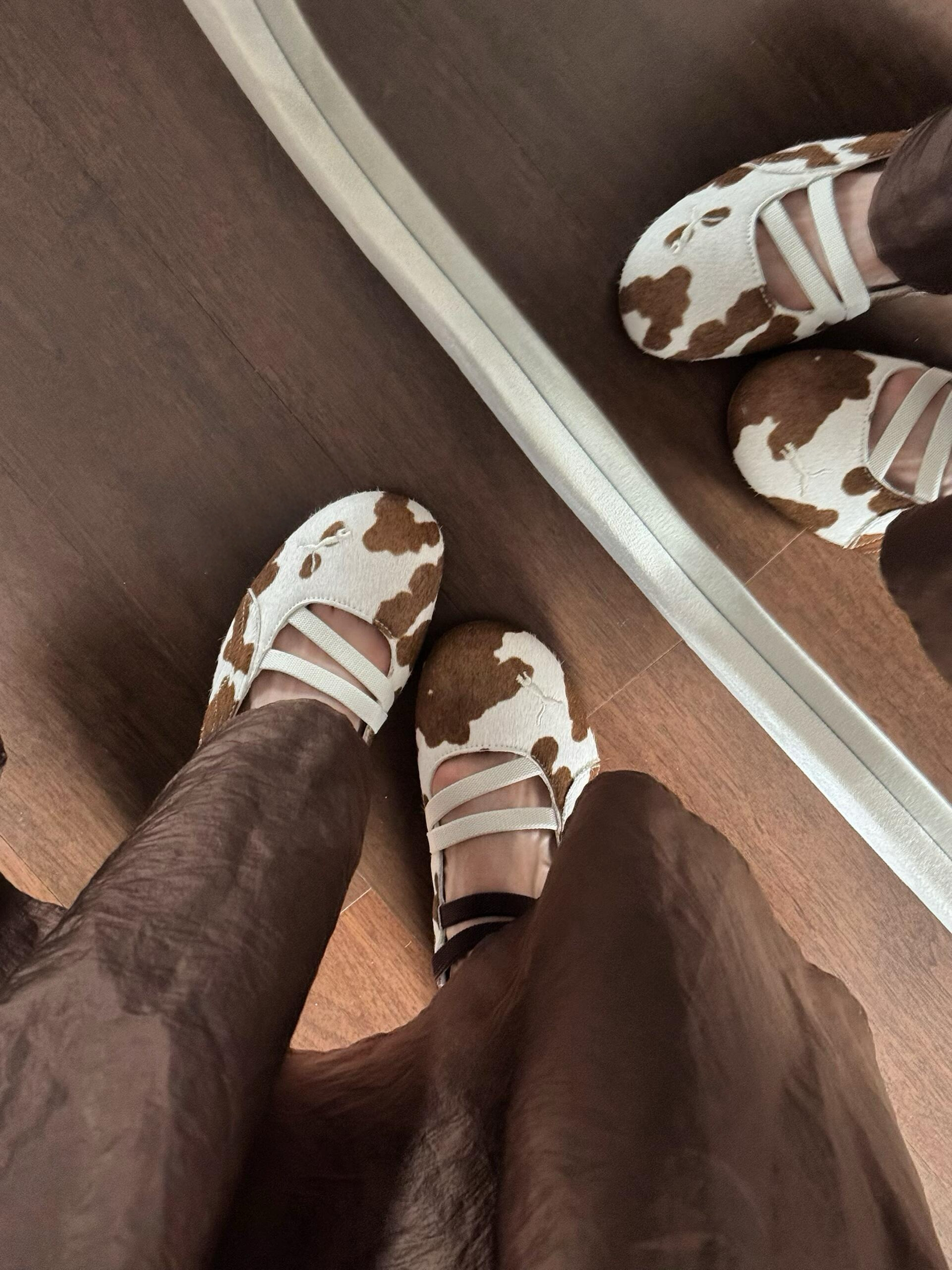 PUMA Speedcat ballet 乳牛紋 白棕色 馬毛 復古 瑪莉珍鞋 芭蕾舞鞋 賽車鞋 薄底鞋 女款 407787-01/預購