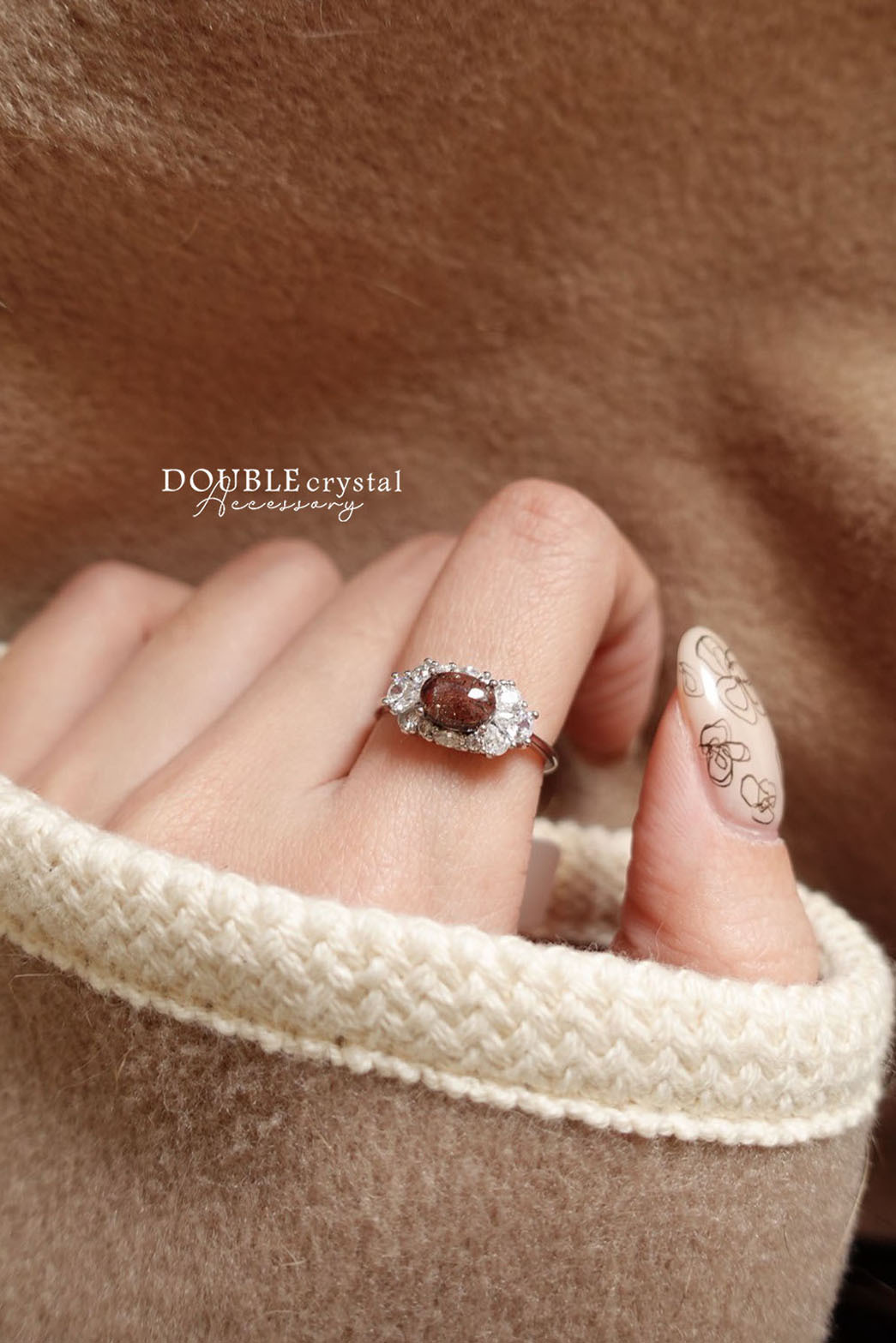 萬能守護超七滿礦橢圓戒指．單品孤品