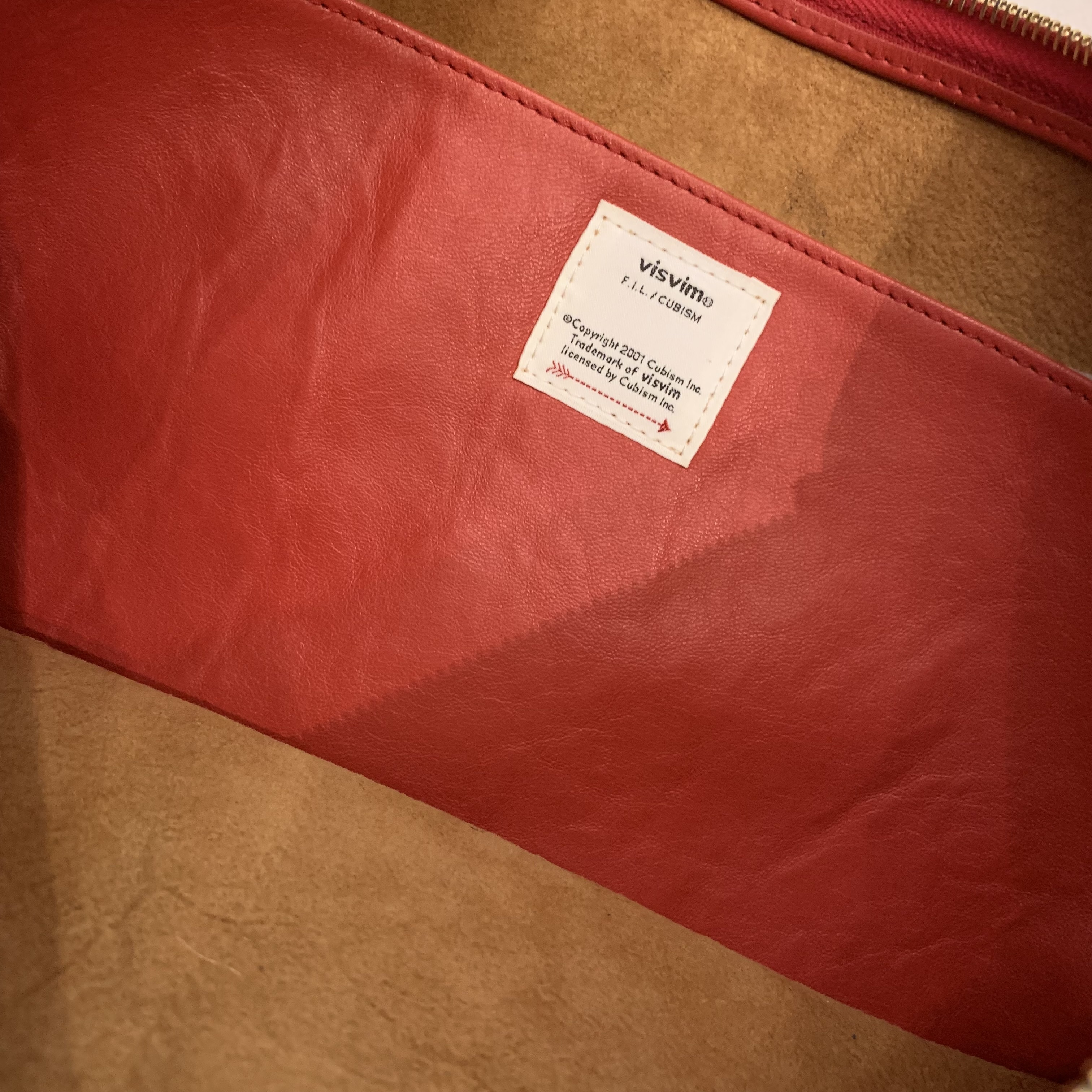 10/1 ARRIVAL: VISVIM LEATHER TRAVEL CASE - RED IN STOCK NOW (現貨發售中)