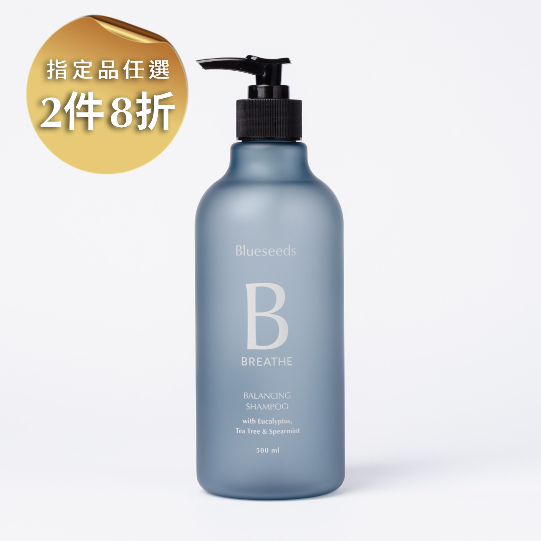 【新裝上市】尤加利葉茶樹薄荷均衡洗髮露 500ml｜中油性適用