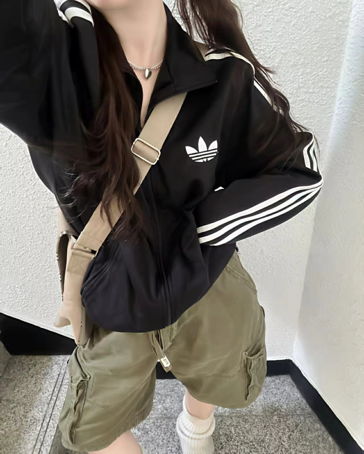 Adidas Originals Adicolor Firebird 立領外套 教練外套 黑白色 黑色 三葉草 男女款 JC8251/預購